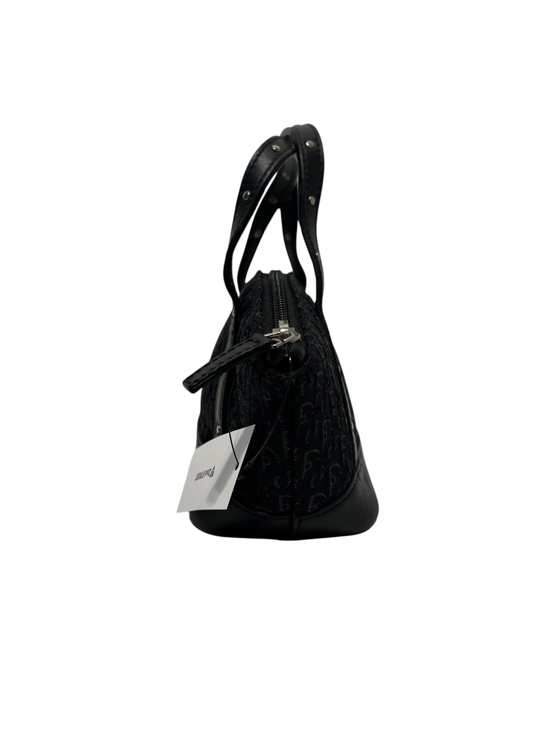 Christian Dior/Hand Bag/All Over Print/Cotton/BLK/Street Chic  trotter bag view 2