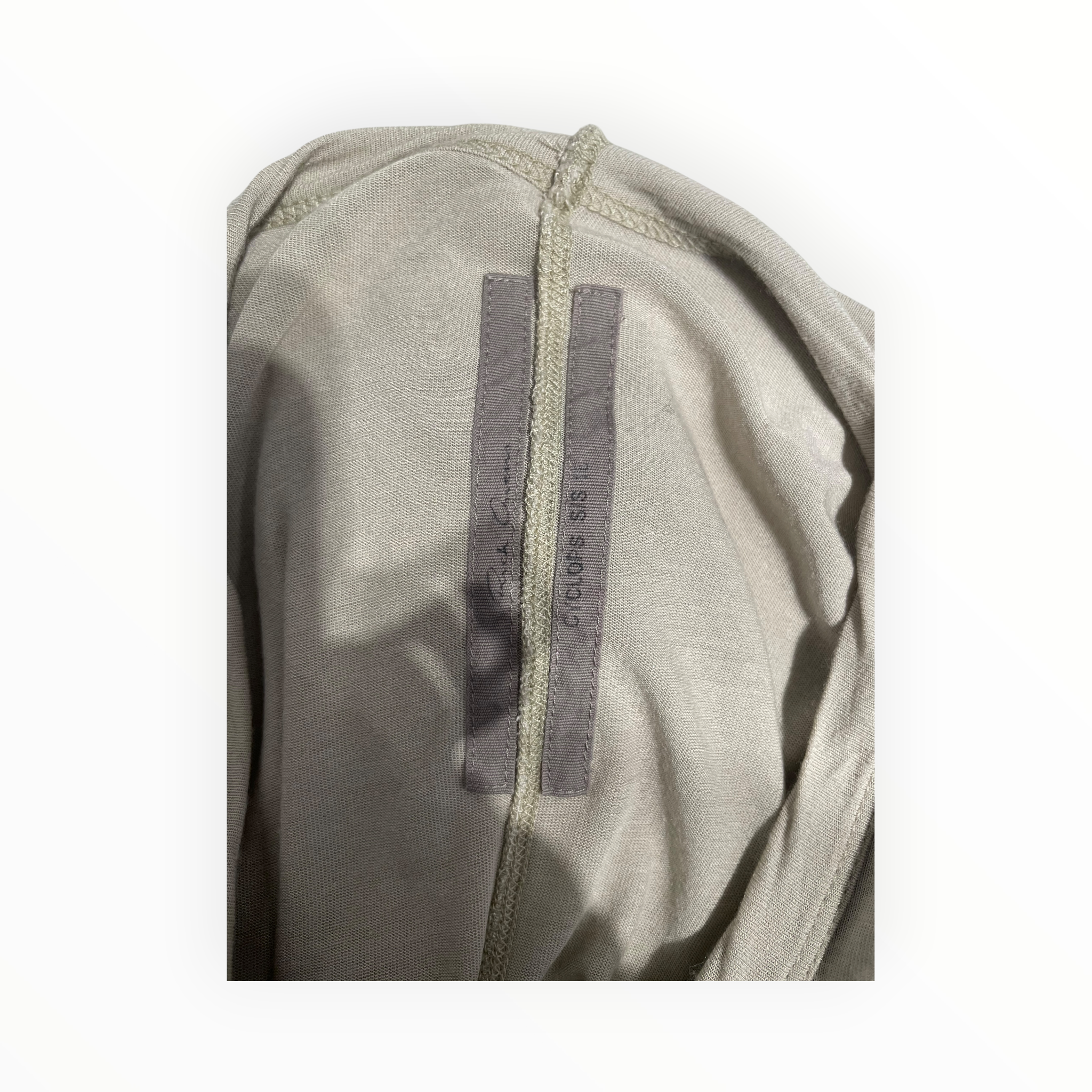 Rick Owens/LS T-Shirt/L/CRM/Pearl view 3