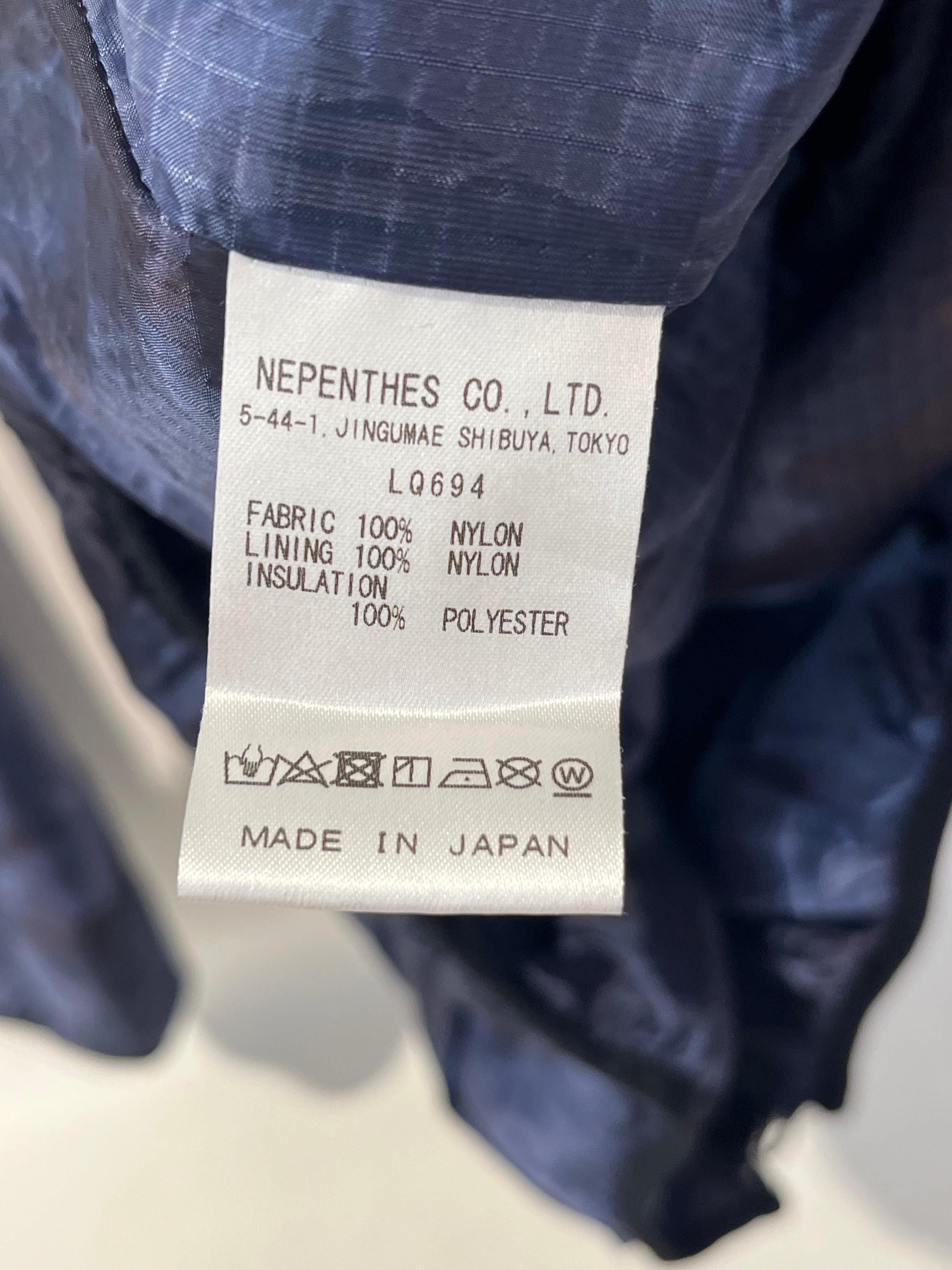 South2 West8(S2W8)/Windbreaker/M/Nylon/NVY/overdyed style nylon puffer view 4
