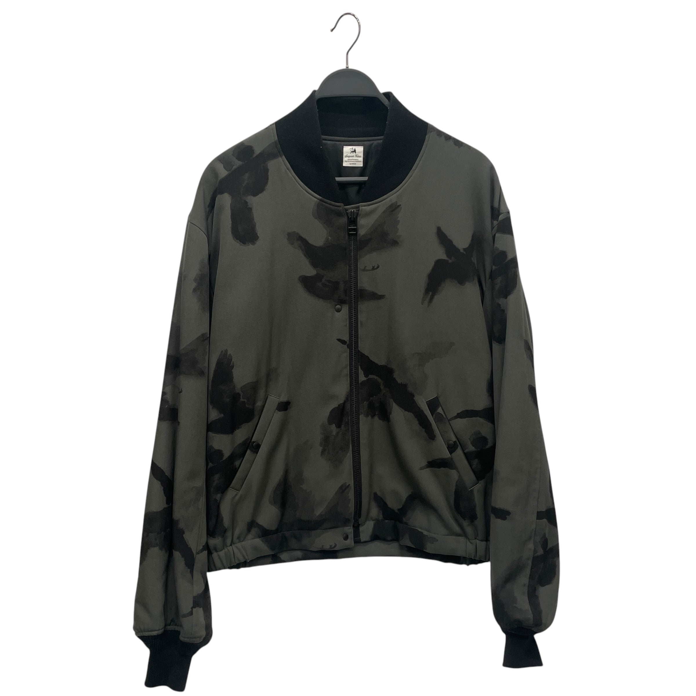 Sasquatchfabrix./Jacket/XL/Wool/GRY/WATERCOLOR BLACK BIRDS view 1