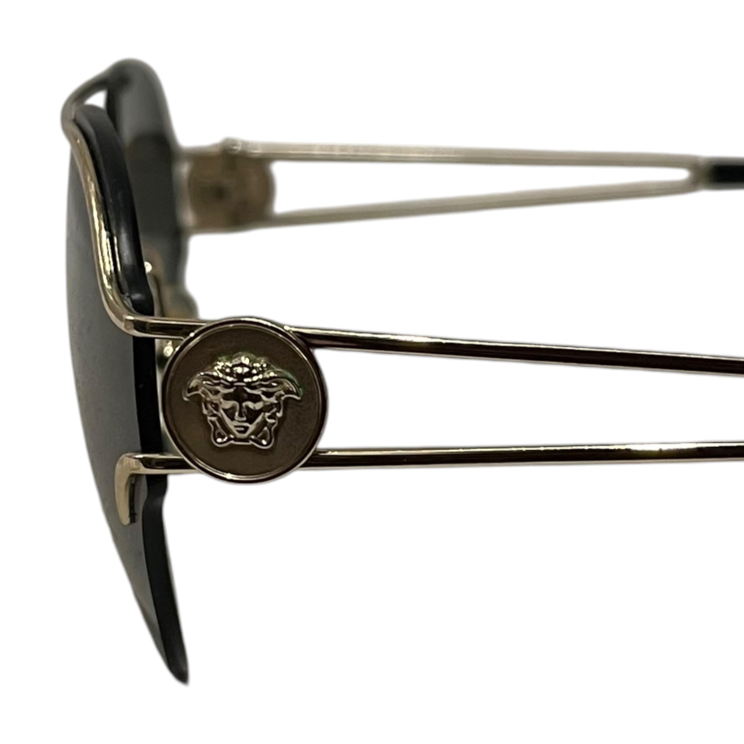 VERSACE/Sunglasses/Metal/GLD/gold small medusa view 3