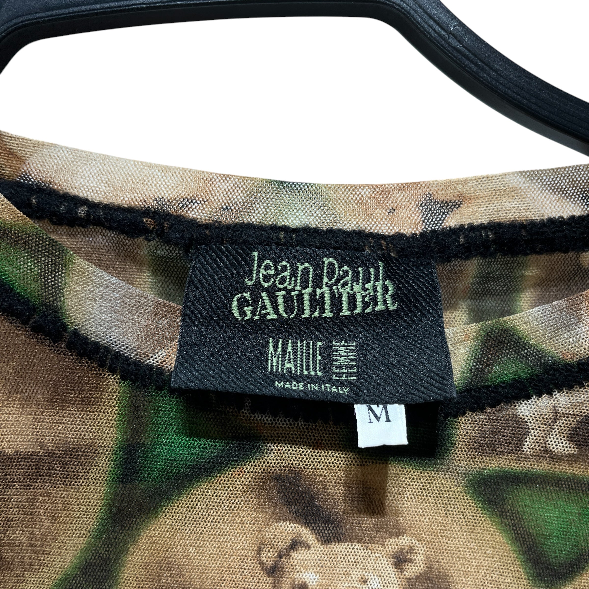 Jean Paul Gaultier/LS T-Shirt/M/Polyester/GRN/dollface view 3