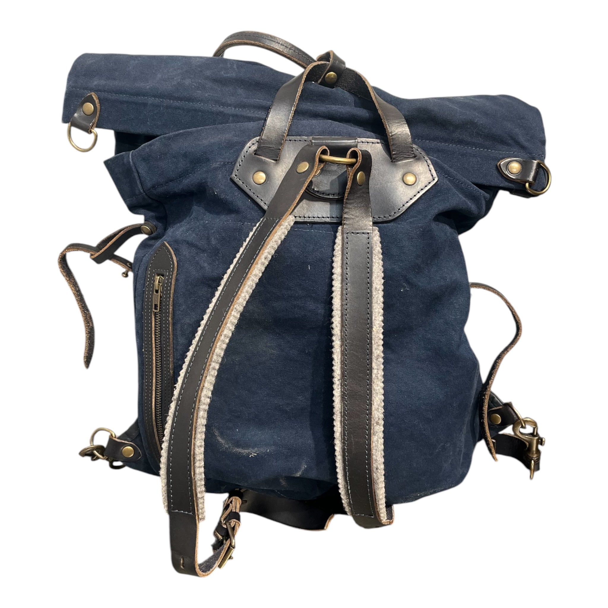 BLKEU DE CHAUFFE/Backpack/Cotton/NVY/WOODY BACKPACK view 2