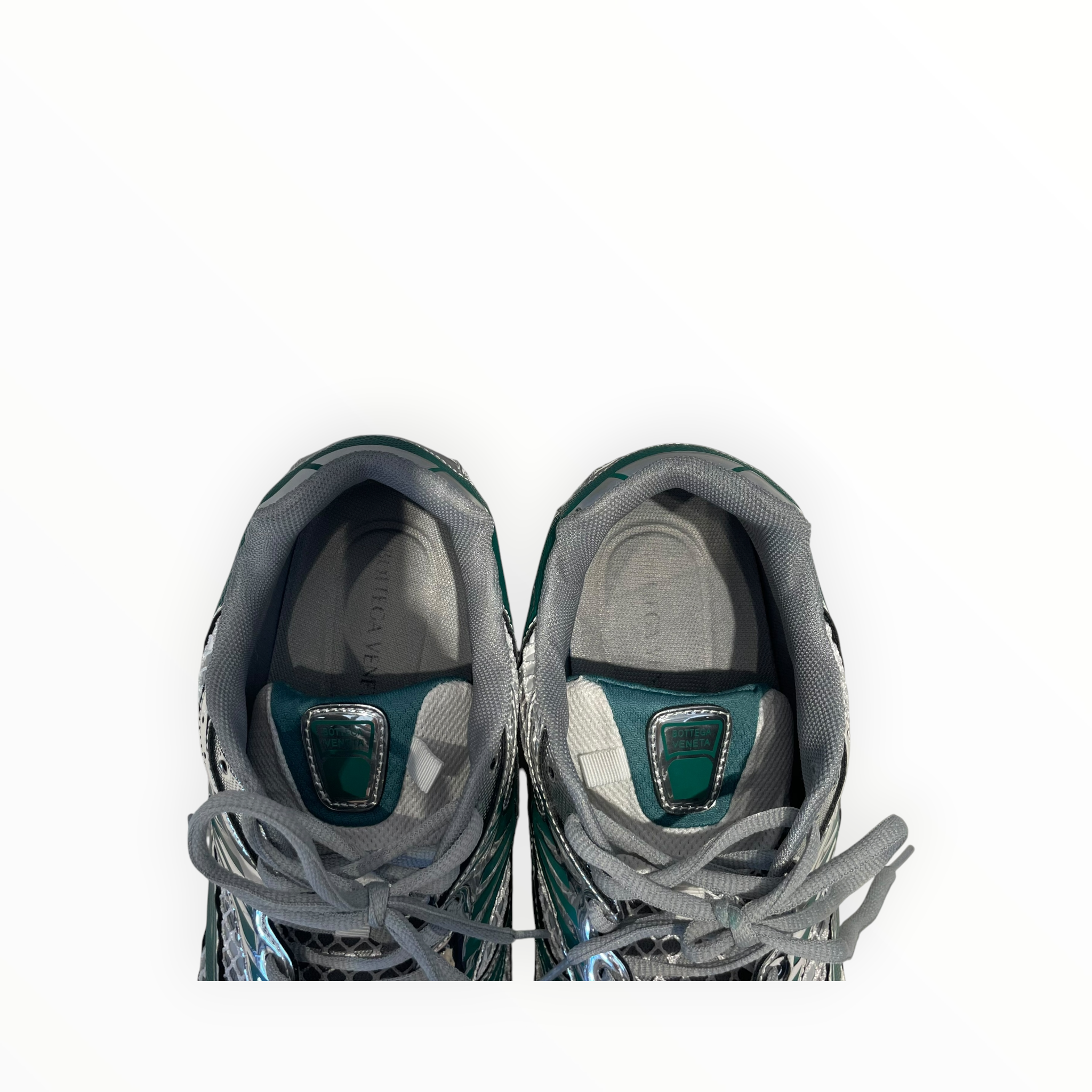 BOTTEGA VENETA/Low-Sneakers/EU 44/All Over Print/SLV/Orbit Sneaker Low view 4