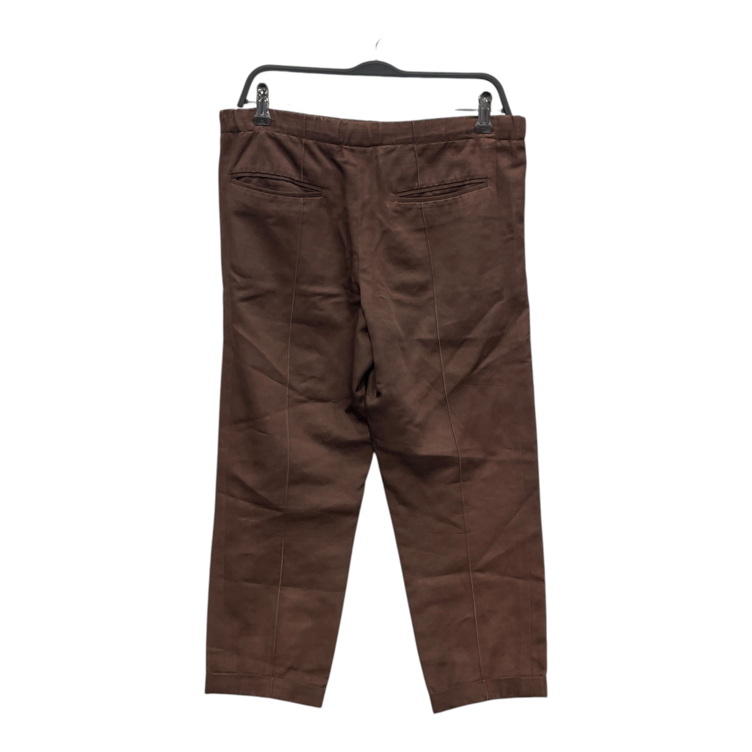 MARNI/Cropped Pants/38/BRW/ZIPPER POCKETS DRAWSTRING view 2