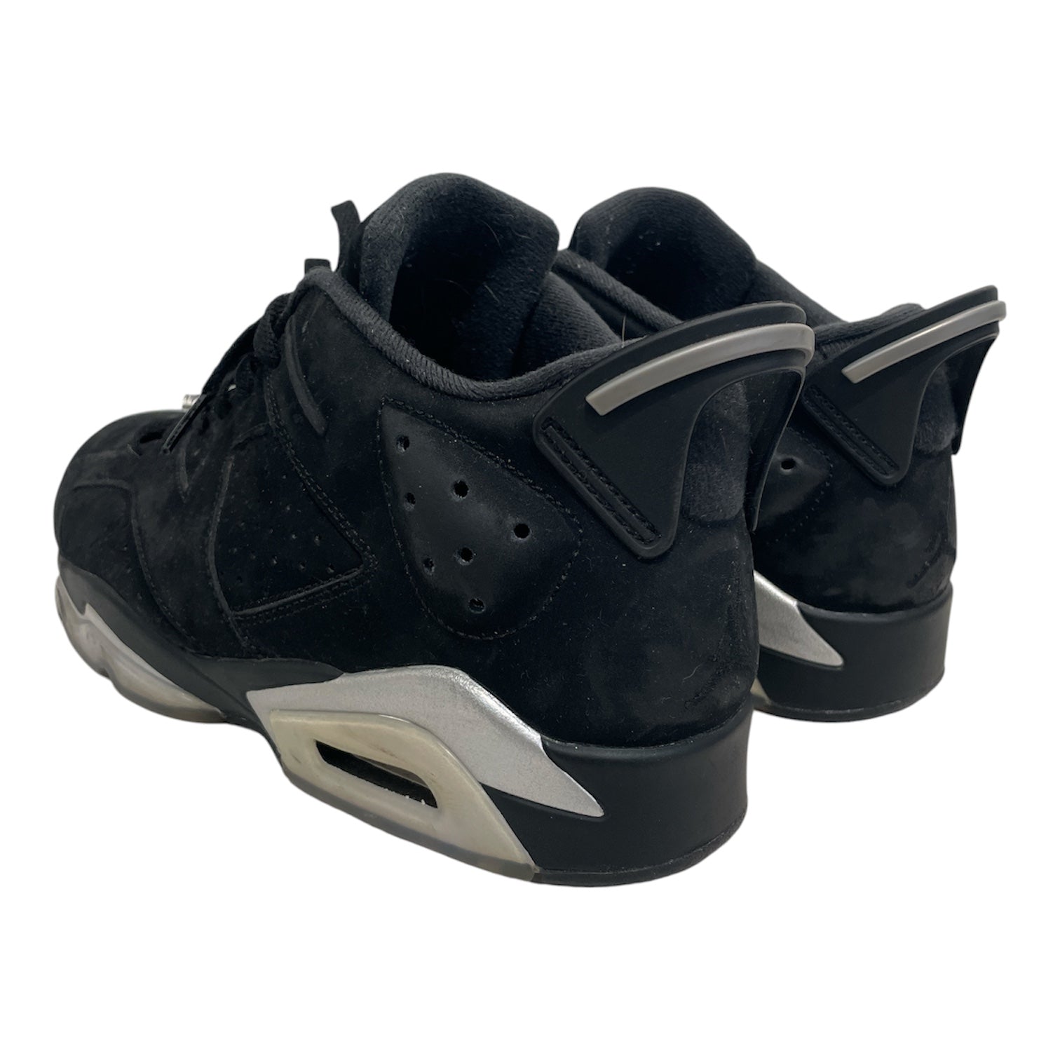 NIKE/AIR JORDAN 6 RETRO LOW/Low-Sneakers/US 9.5/Suede/BLK/304401-003 view 2