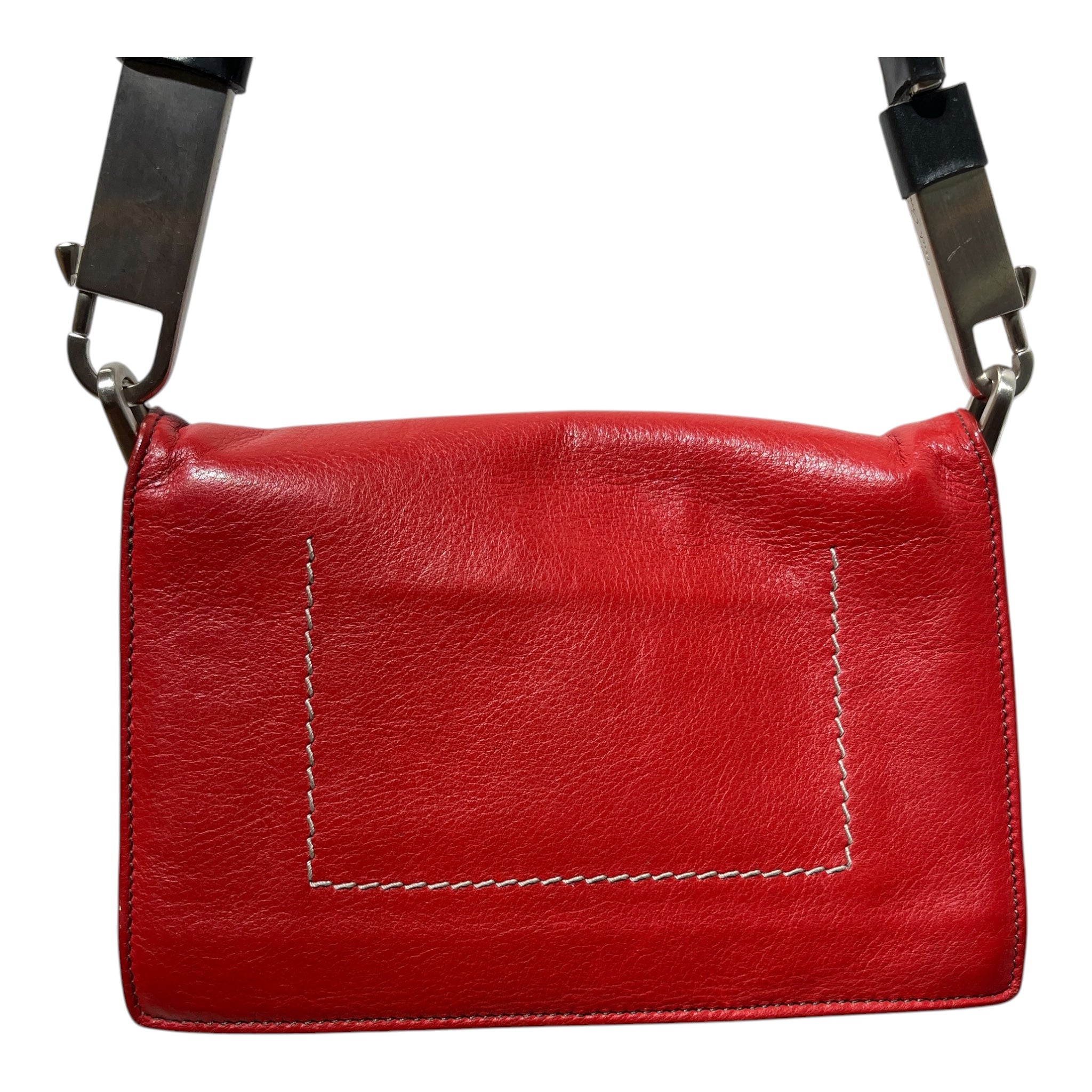 Rick Owens/Cross Body Bag/Leather/RED/ view 7
