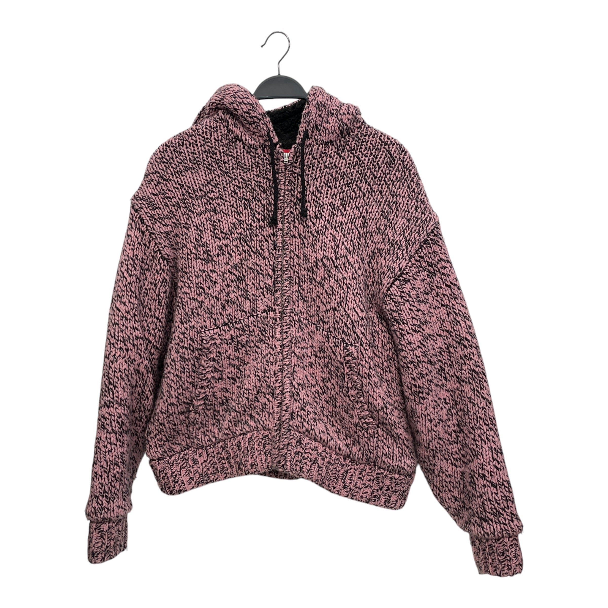 Supreme/Jacket/M/Wool/PNK/All Over Print/PINK MELANGE KNIT JACKET view 1
