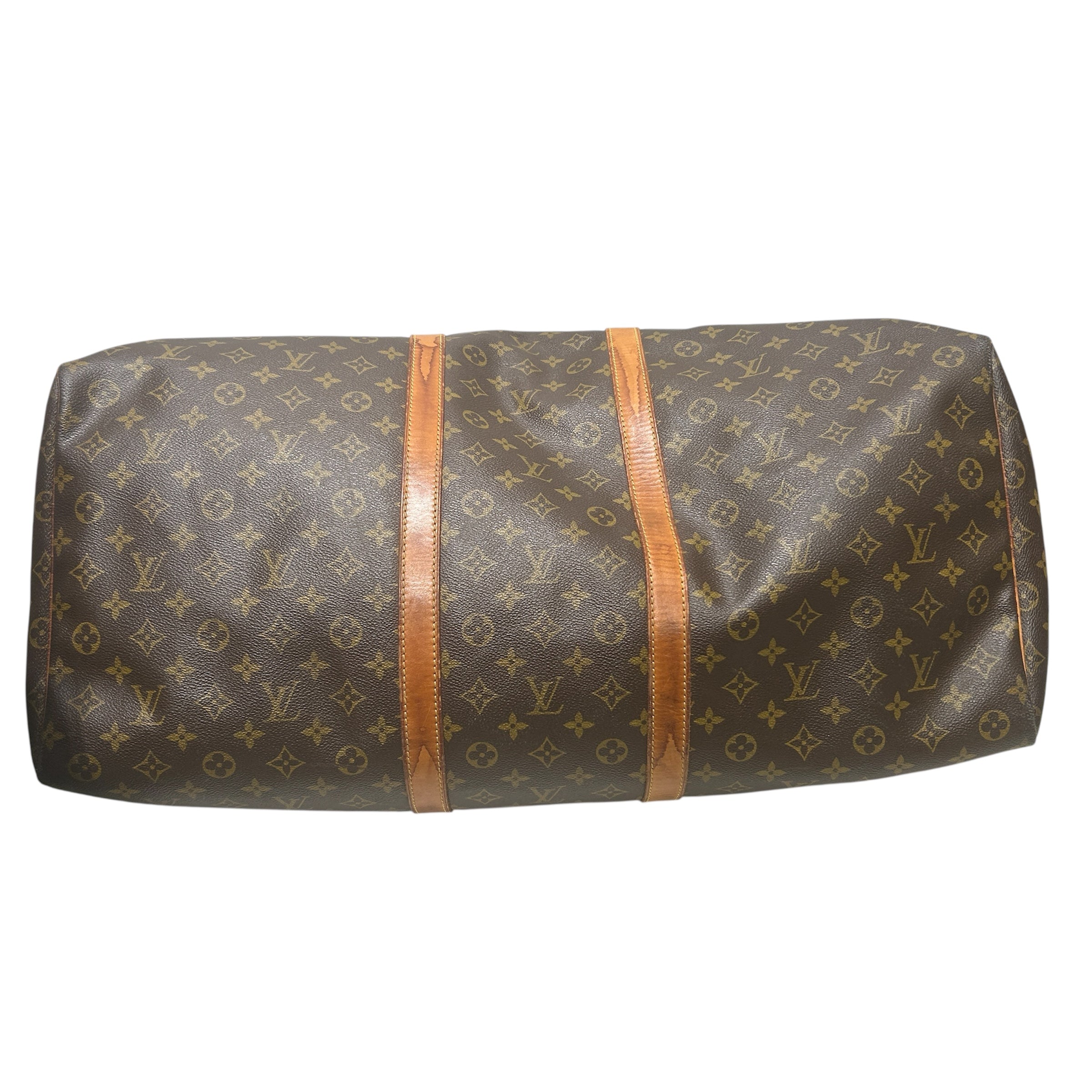LOUIS VUITTON/Luggage/Monogram/Leather/BRW/DUFFLE BAG view 3