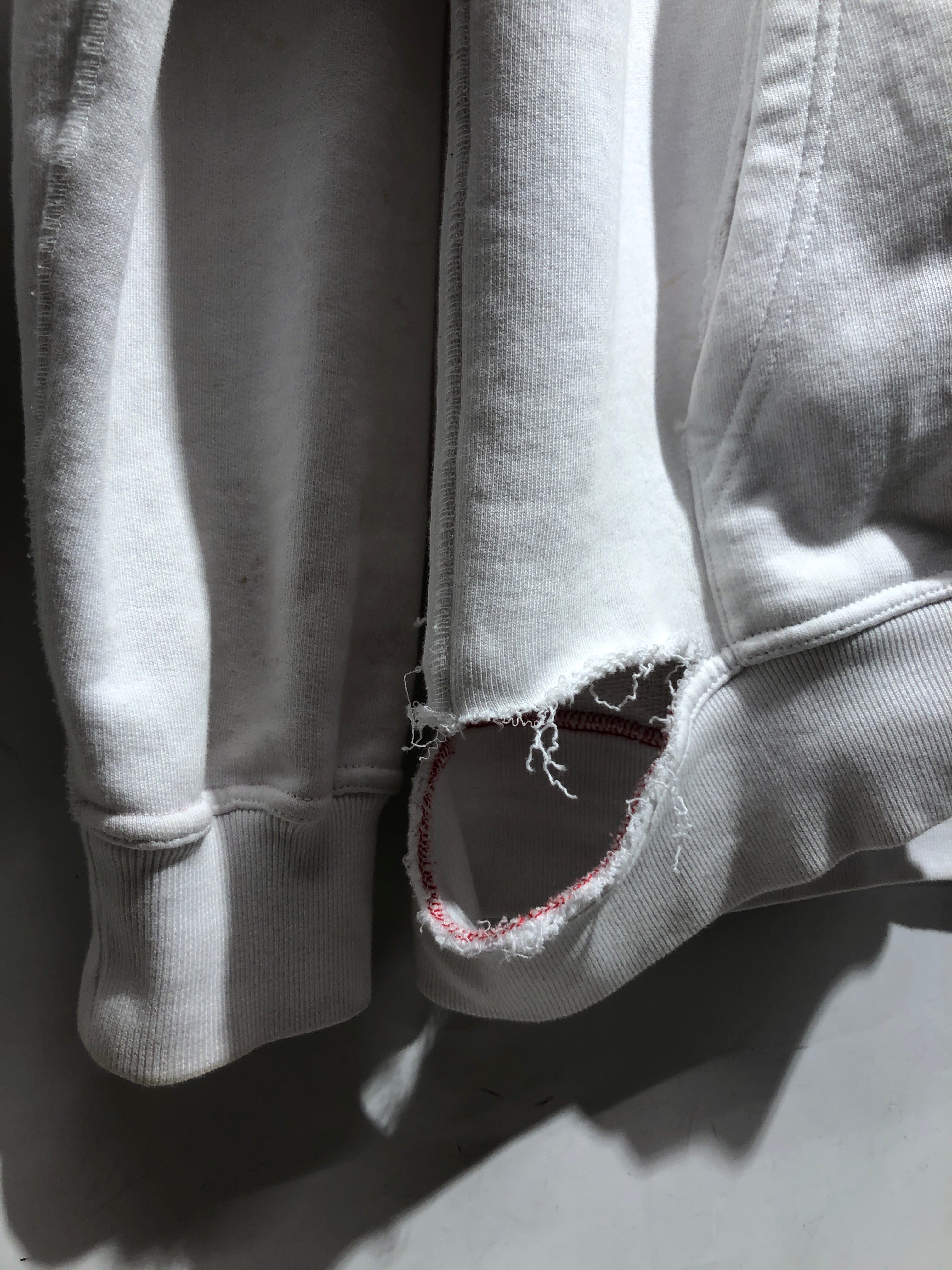 OFF-WHITE/UNDERCOVER/Zip Up Hoodie/L/Graphic/Cotton/WHT/REVERSABLE - SKELETON GRAPHIC view 10