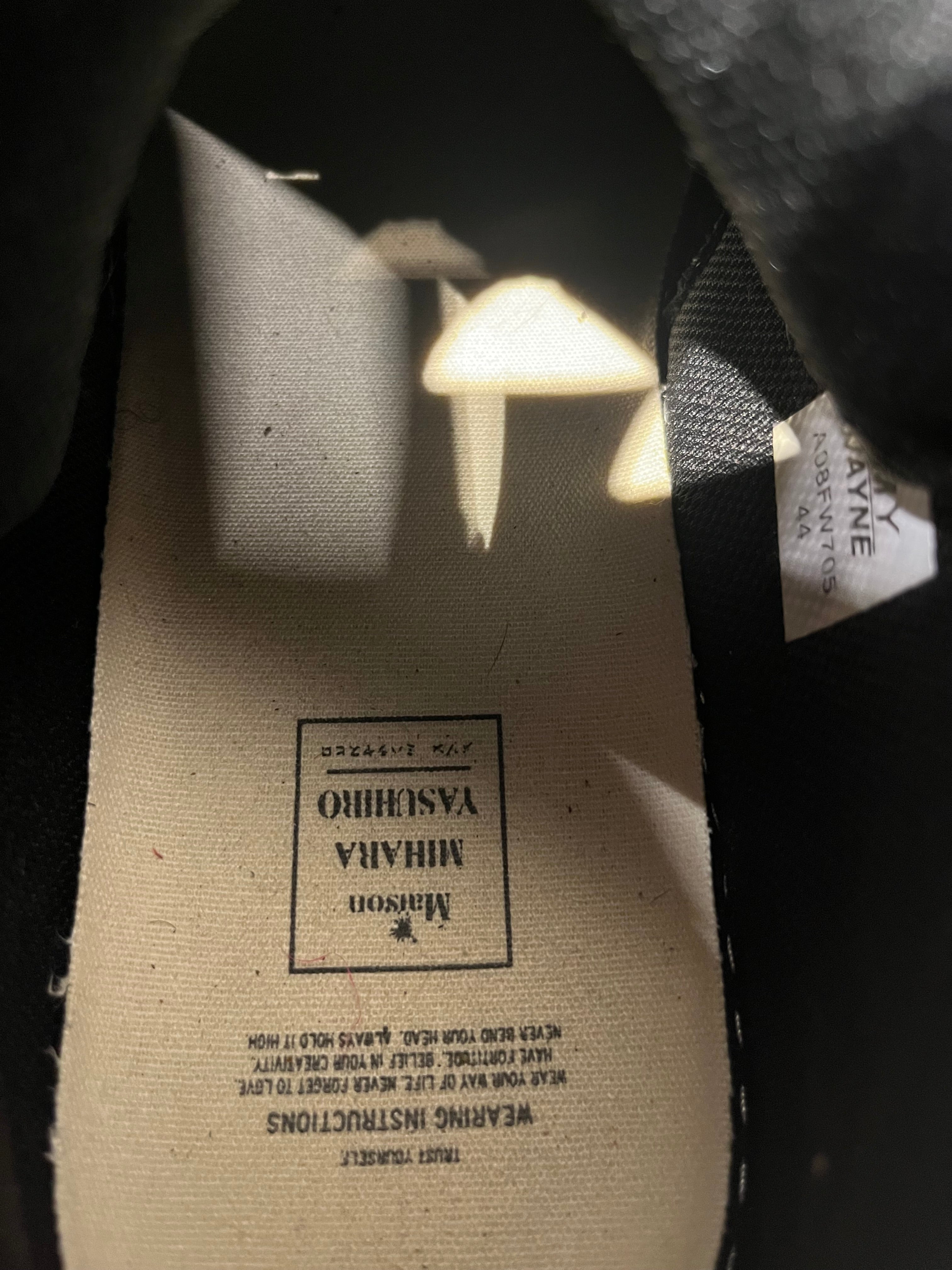 MIHARA YASUHIRO/Hi-Sneakers/EU 44/Leather/BLK/Wayne High-Top view 3
