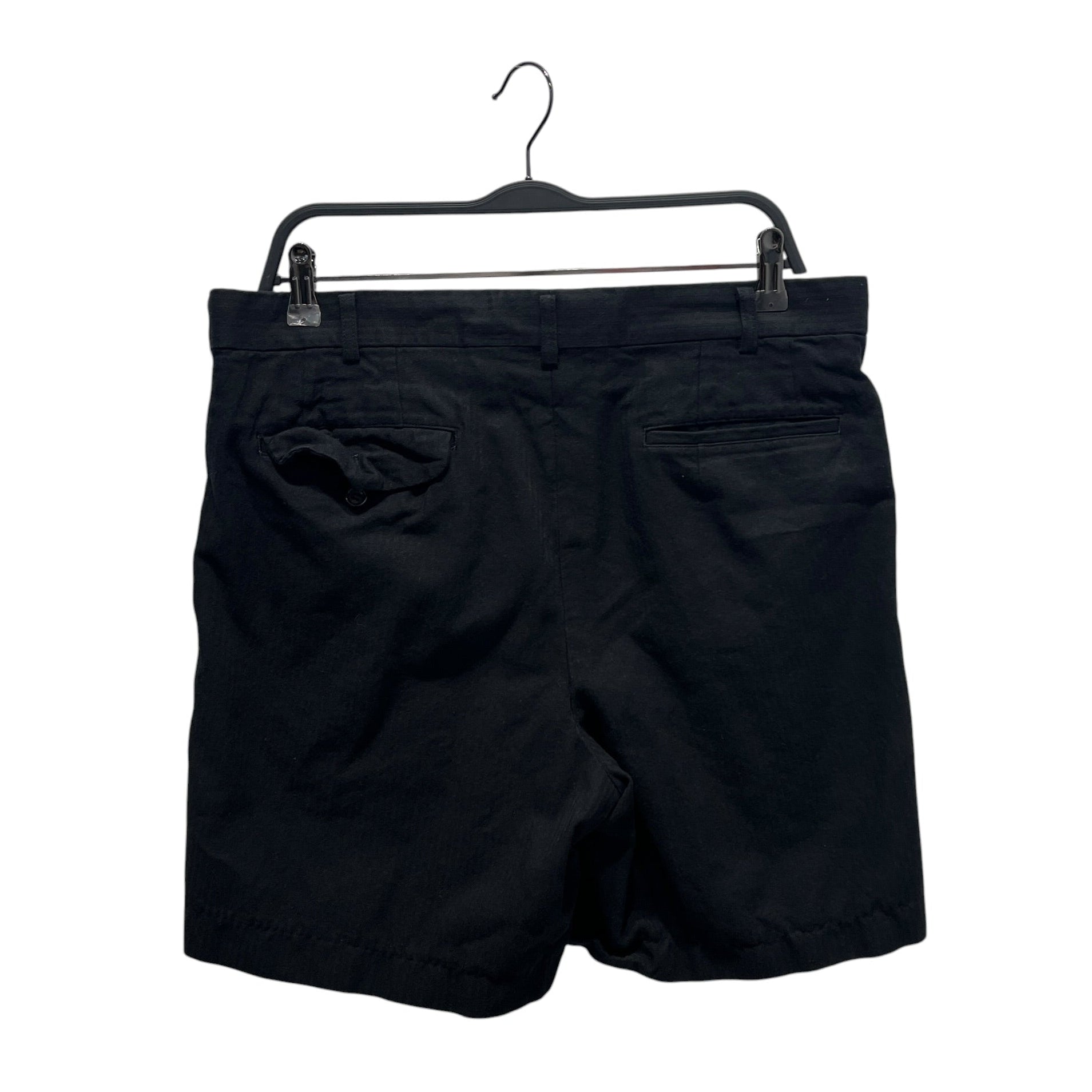 COMME des GARCONS HOMME/Shorts/XL/Cotton/BLK/Stripe/PLEATED STRIPE SHORTS view 2