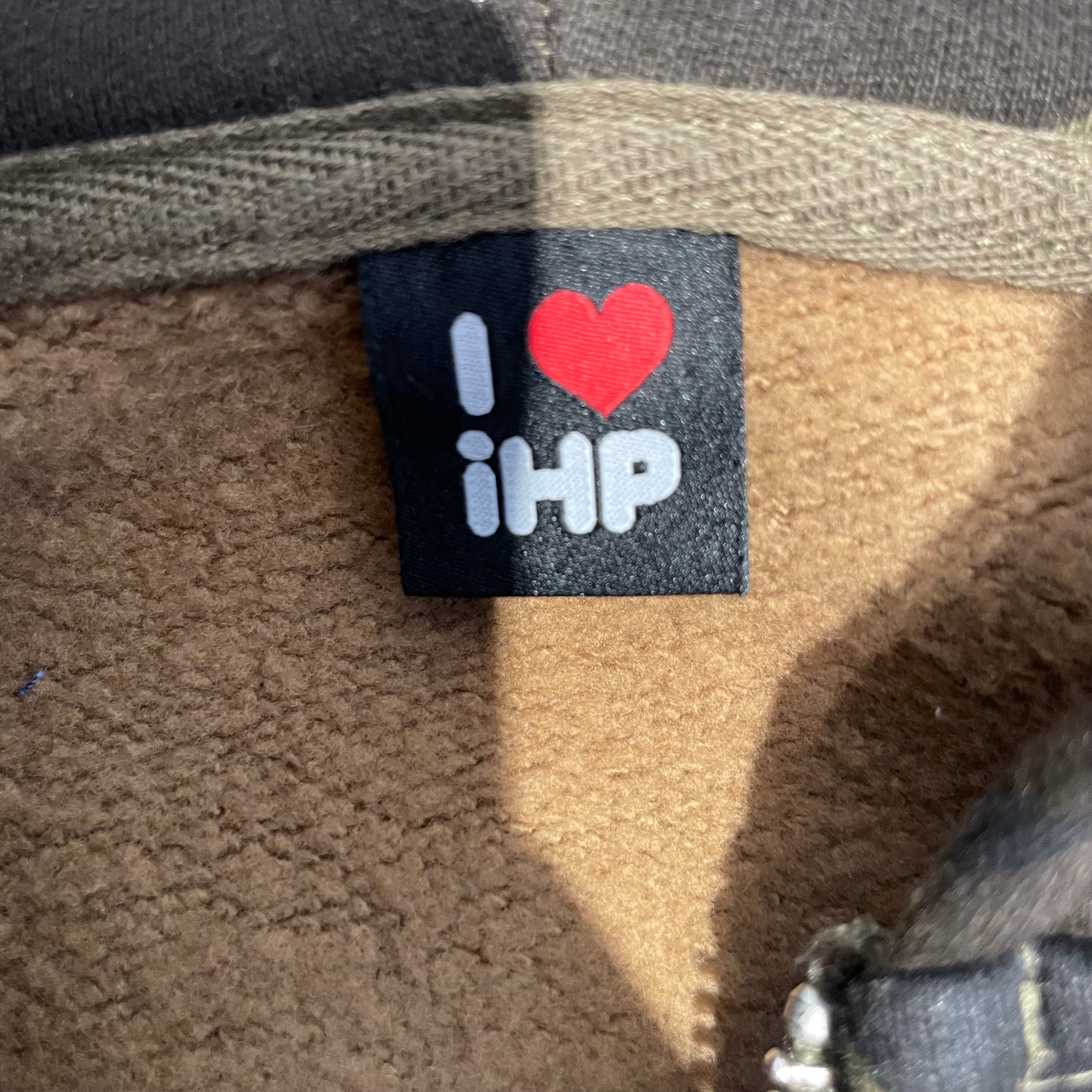 Im Happy I Promise/Zip Up Hoodie/XL/Camouflage/Cotton/GRN/Camo "Army" Zip Up view 3