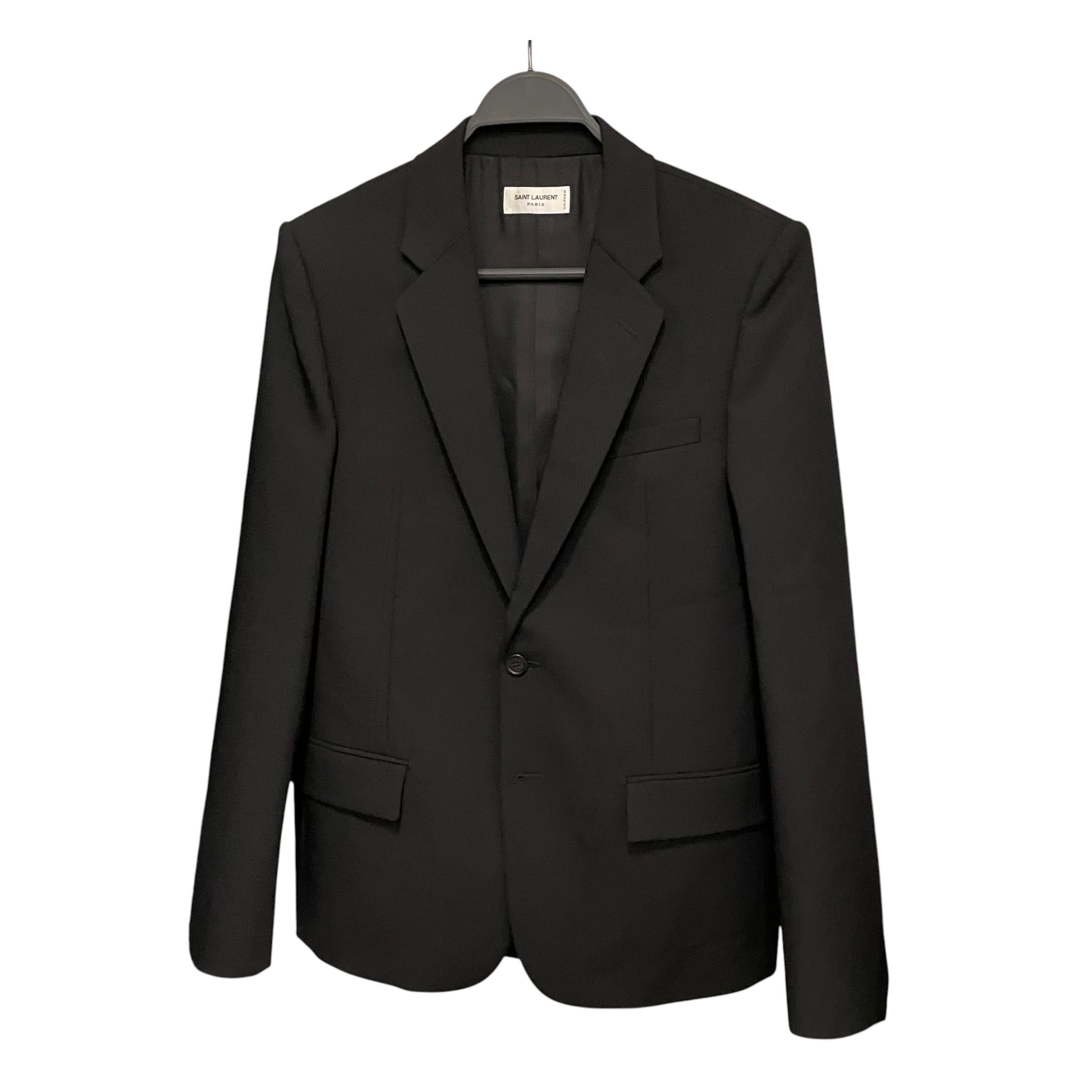 SAINT LAURENT/Tailored Jkt/46/Silk/GRY/YP53 2024 view 1