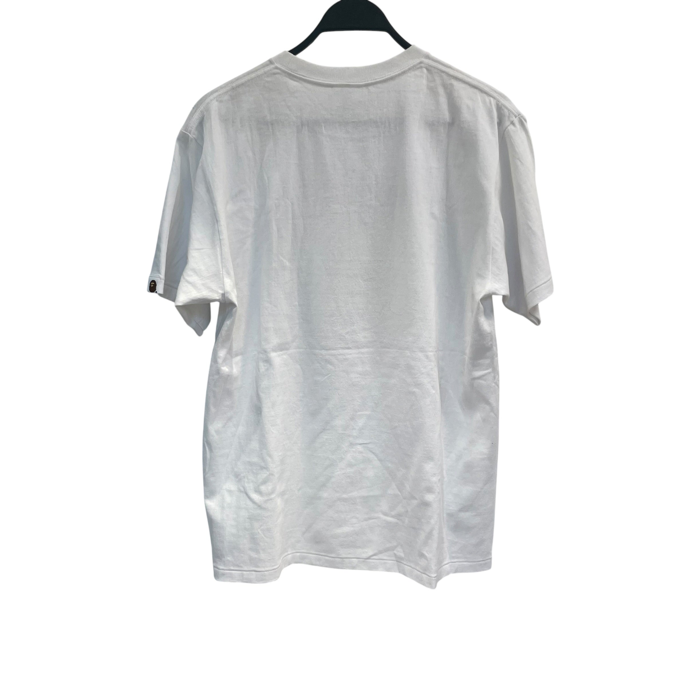 BAPE STA!/T-Shirt/L/Cotton/WHT/busy works/multicolor view 2