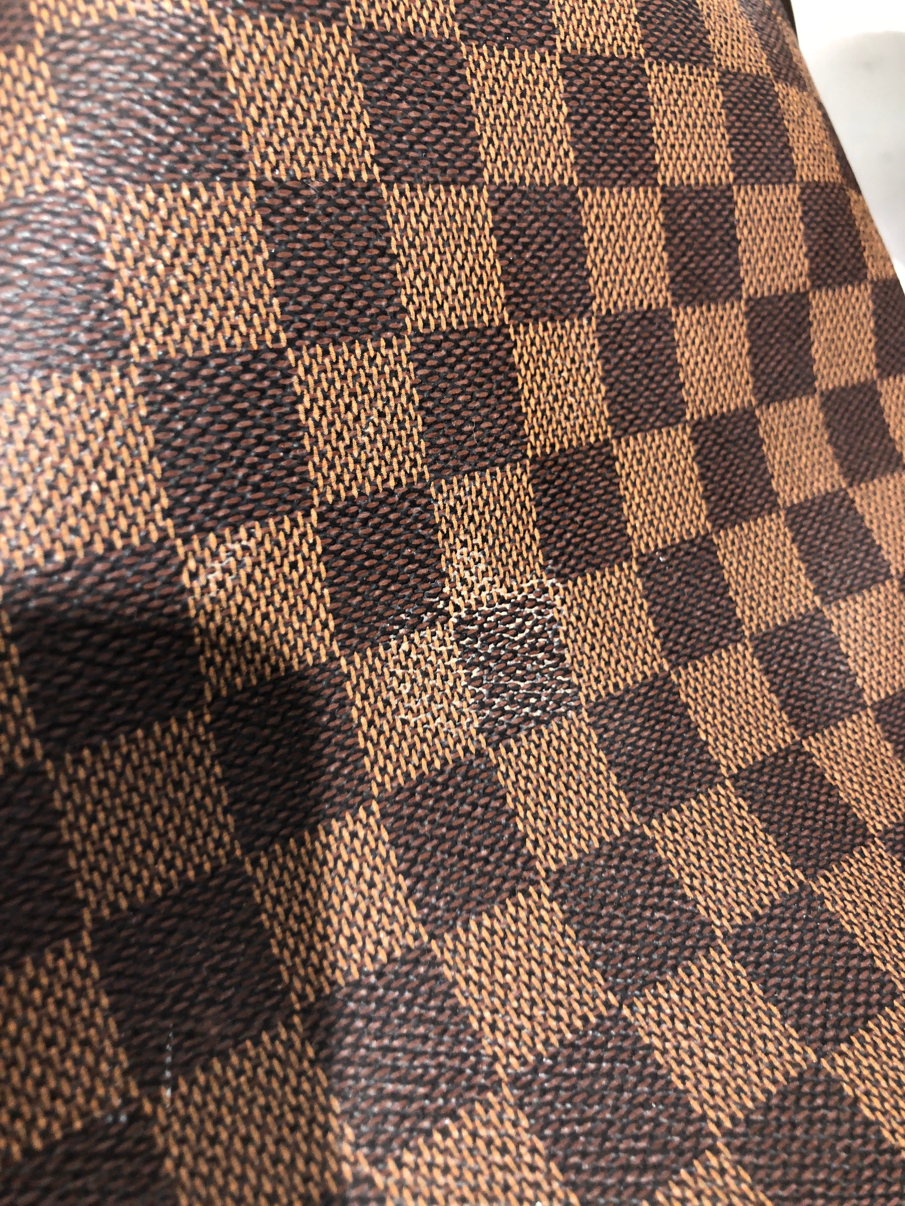 LOUIS VUITTON/Tote Bag/Glen Check/Leather/BRW/Neverfull GM Damier Ebene Canv view 9
