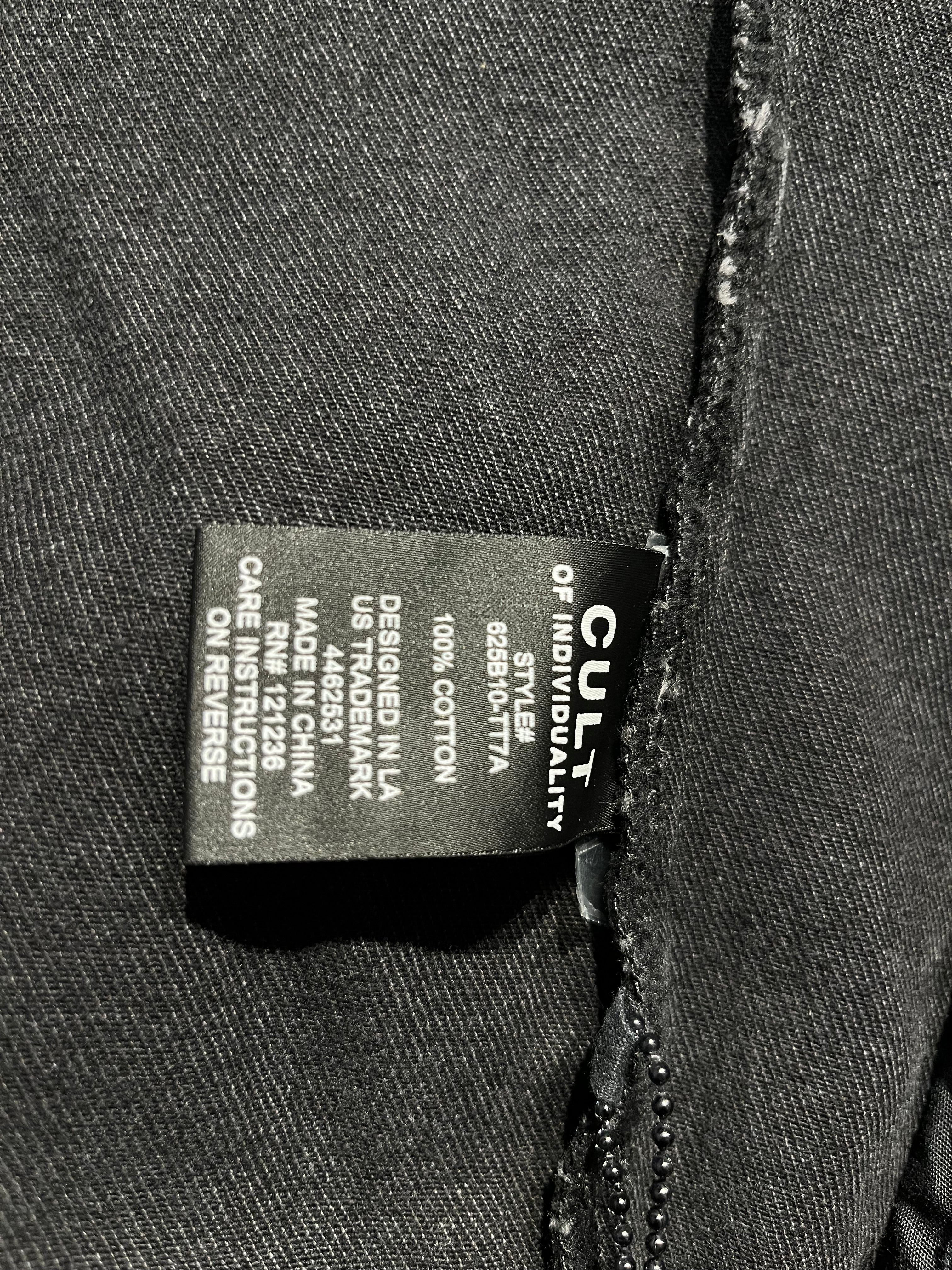 Cult of Individuality/Hoodie/XL/Denim/BLK/TYPE II DENIM 625B10-TT7A view 5