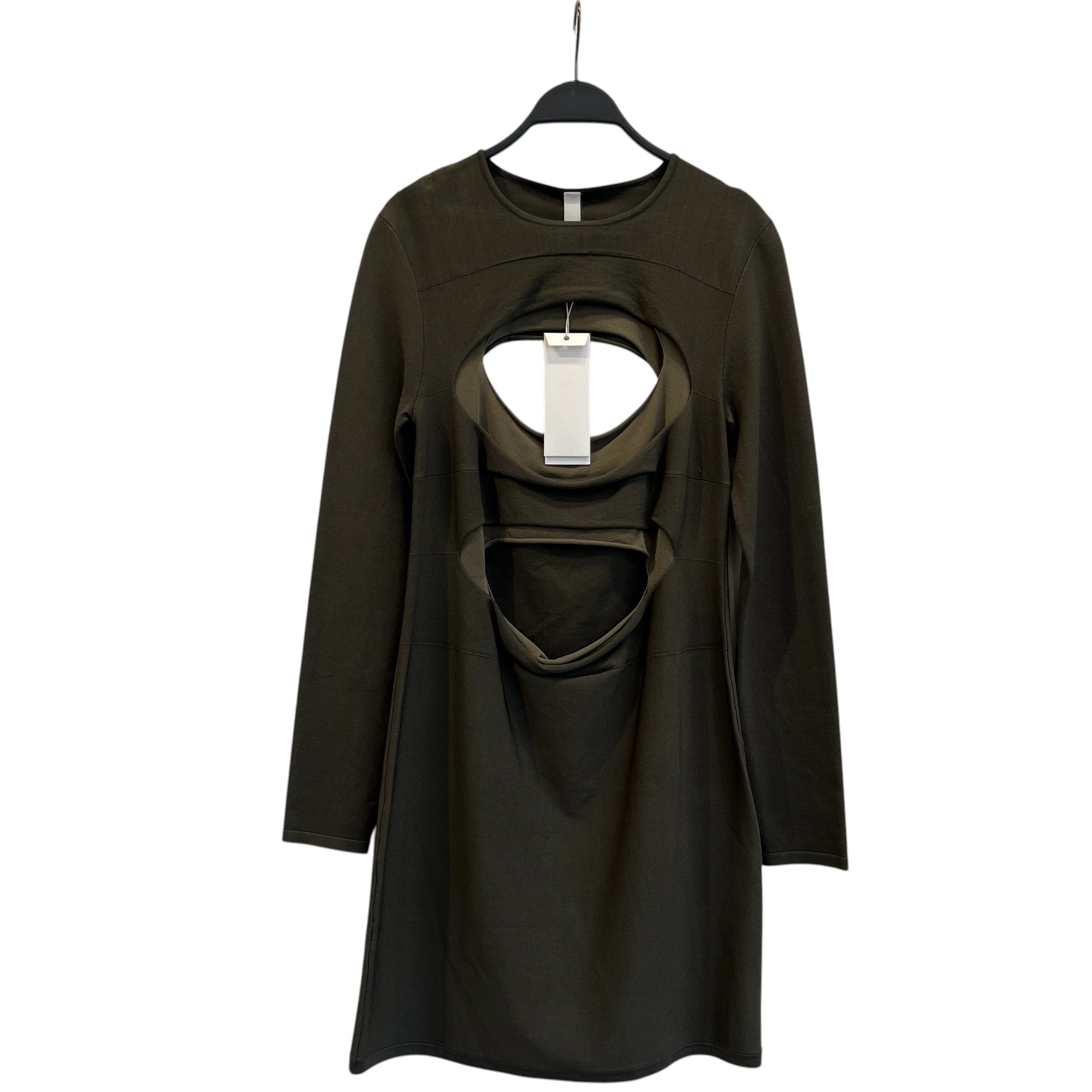DION LEE/LS Dress/L/Cotton/GRN/CUTOUT DRESS view 1