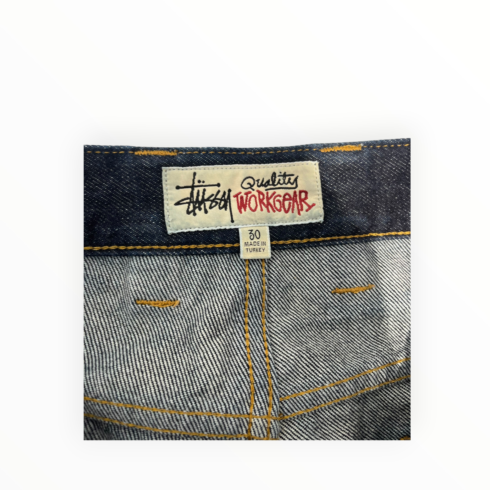 STUSSY/Shorts/30/Cotton/BLU/skate shorts view 3