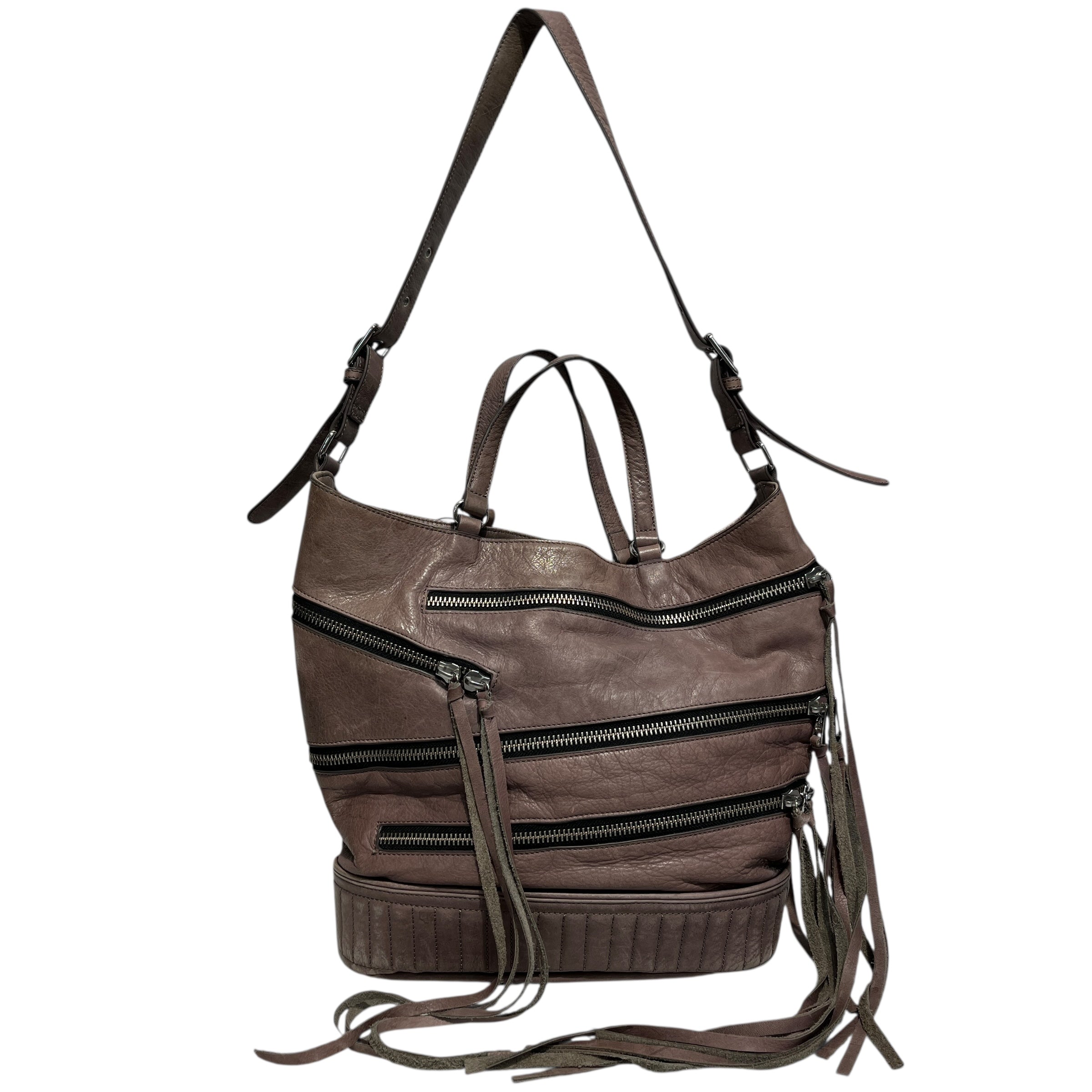 Ash/Hand Bag/Leather/PPL/ASH MAUVE LEATHER BAG view 1
