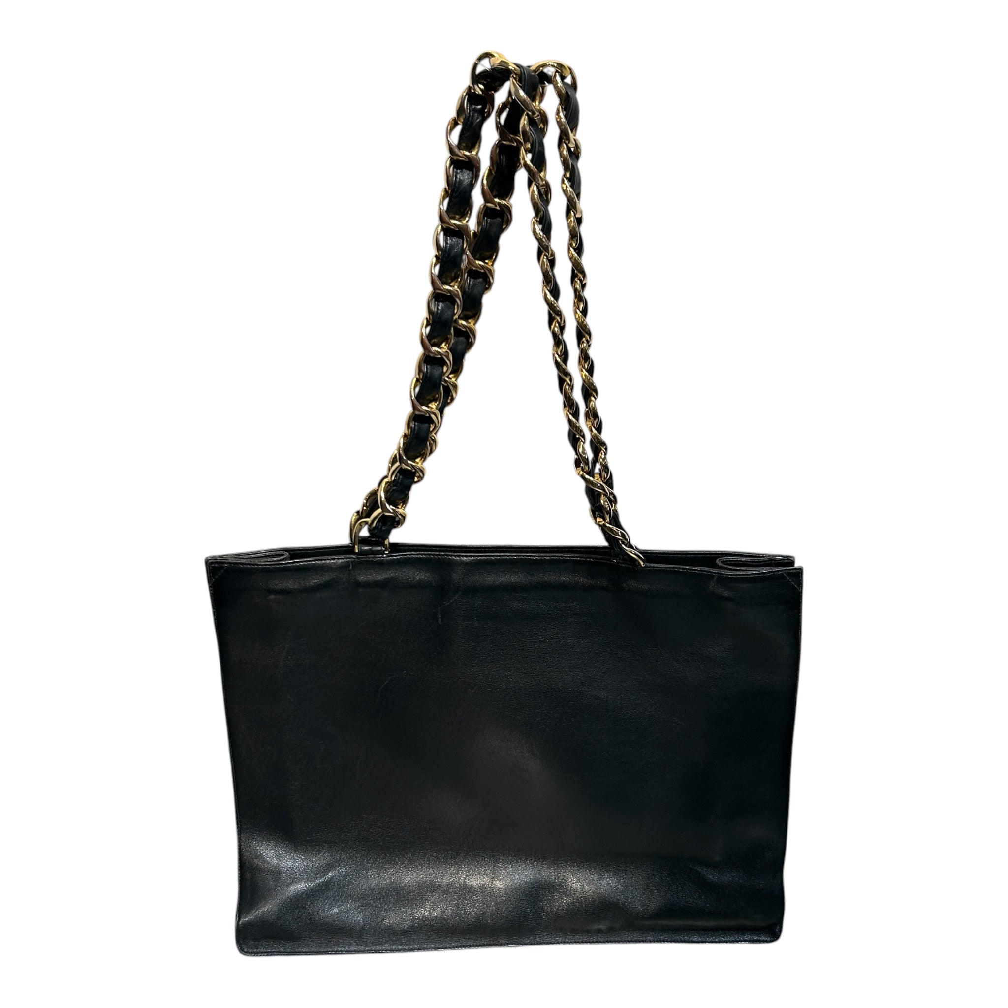CHANEL/Tote Bag/Leather/BLK/deca coco view 2
