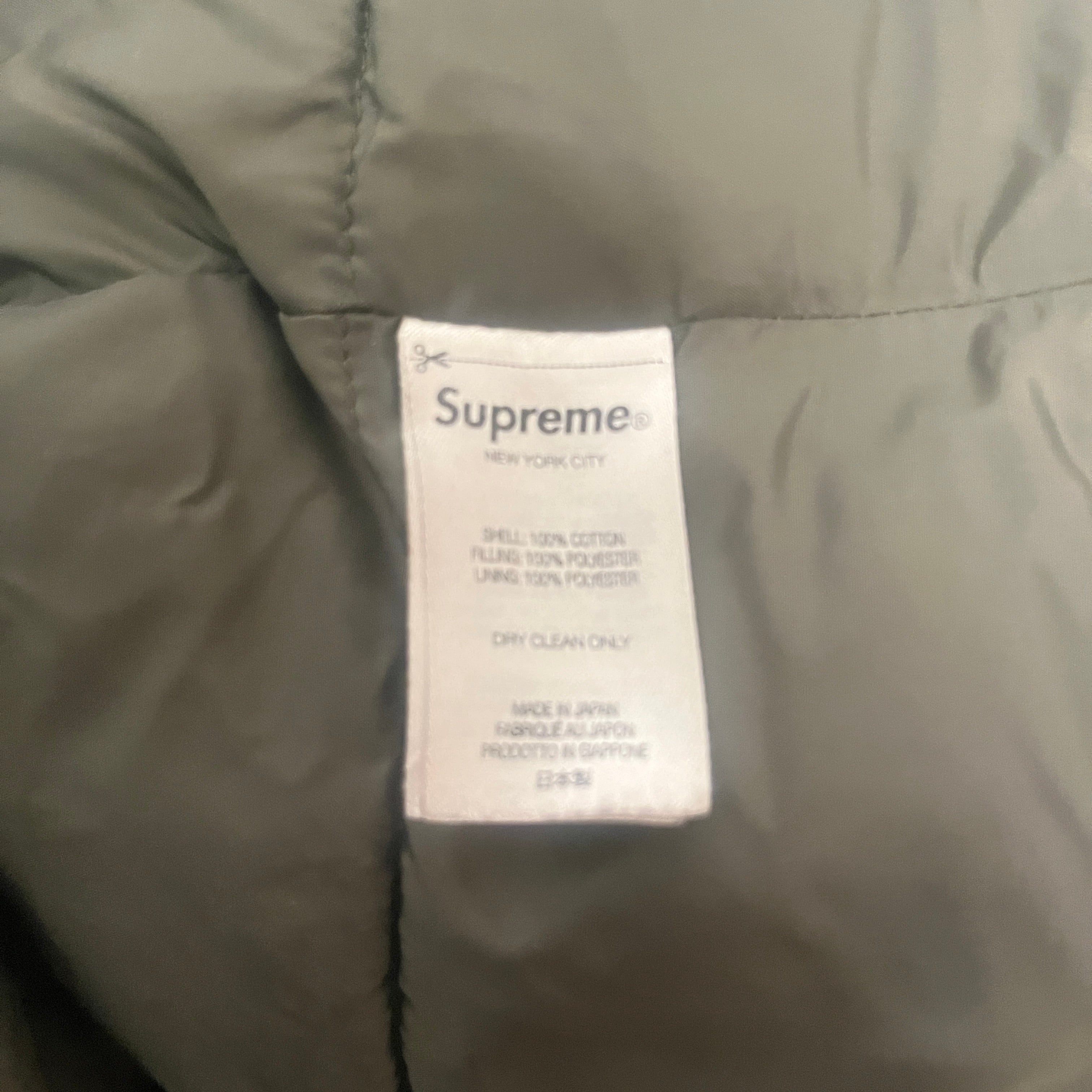 Supreme/JUNYA WATANABE COMME des GARCONS MAN/Souvenir Jkt/L/Cotton/GRN/PATCHWORK PUFFER/DOWN view 4