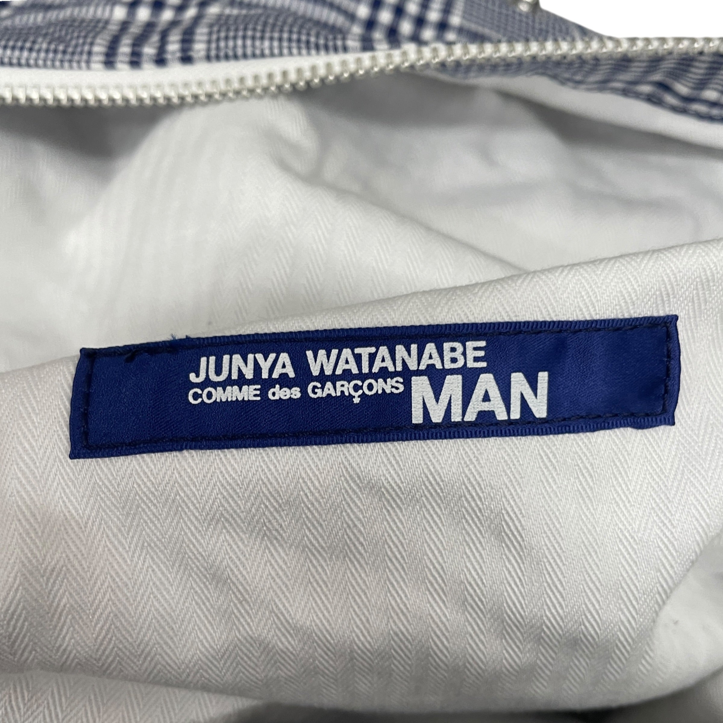 JUNYA WATANABE COMME des GARCONS MAN/Tote Bag/Plaid/Cotton/BLU/ view 3