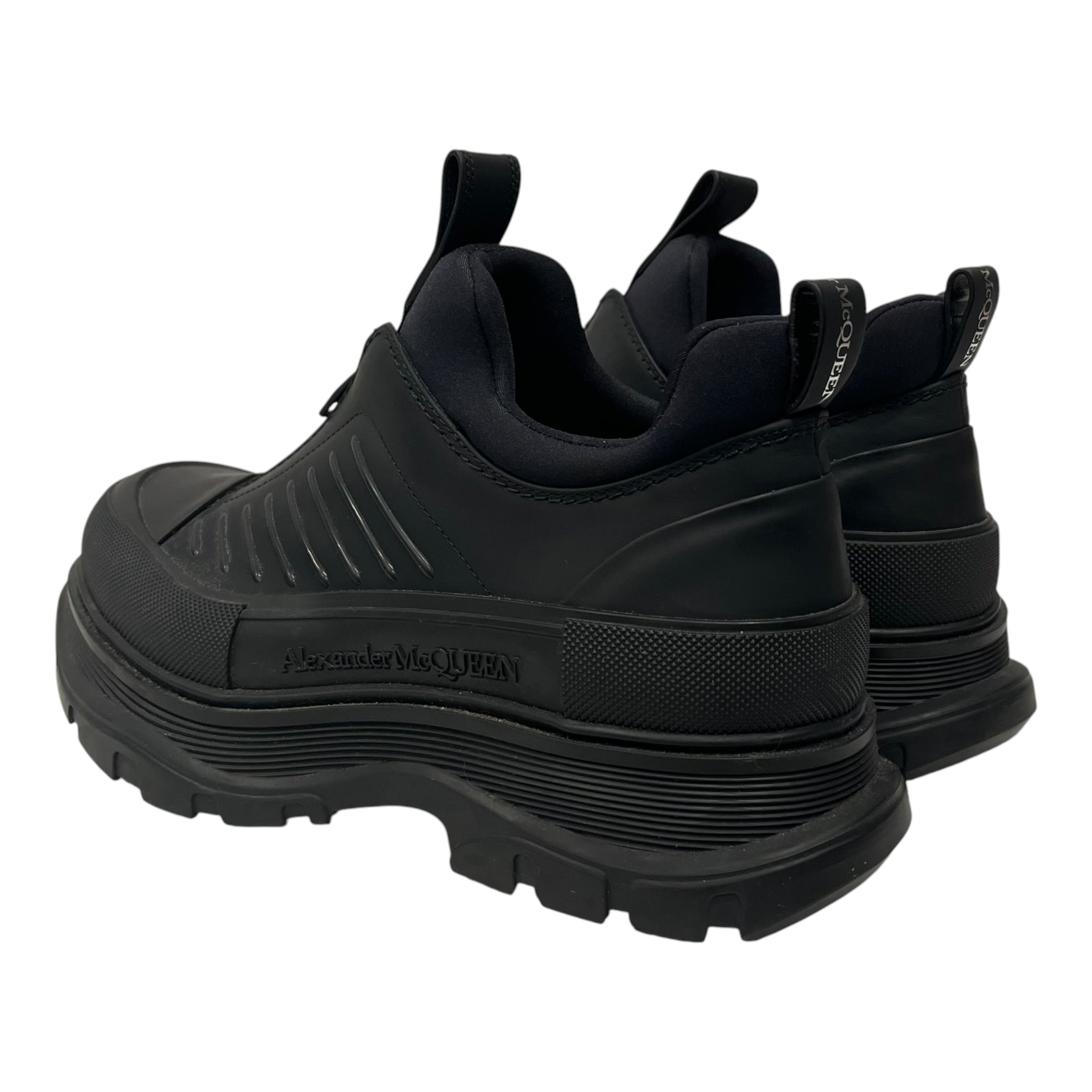 Alexander McQueen/Rain Boots/US 10/BLK/tread slick view 2