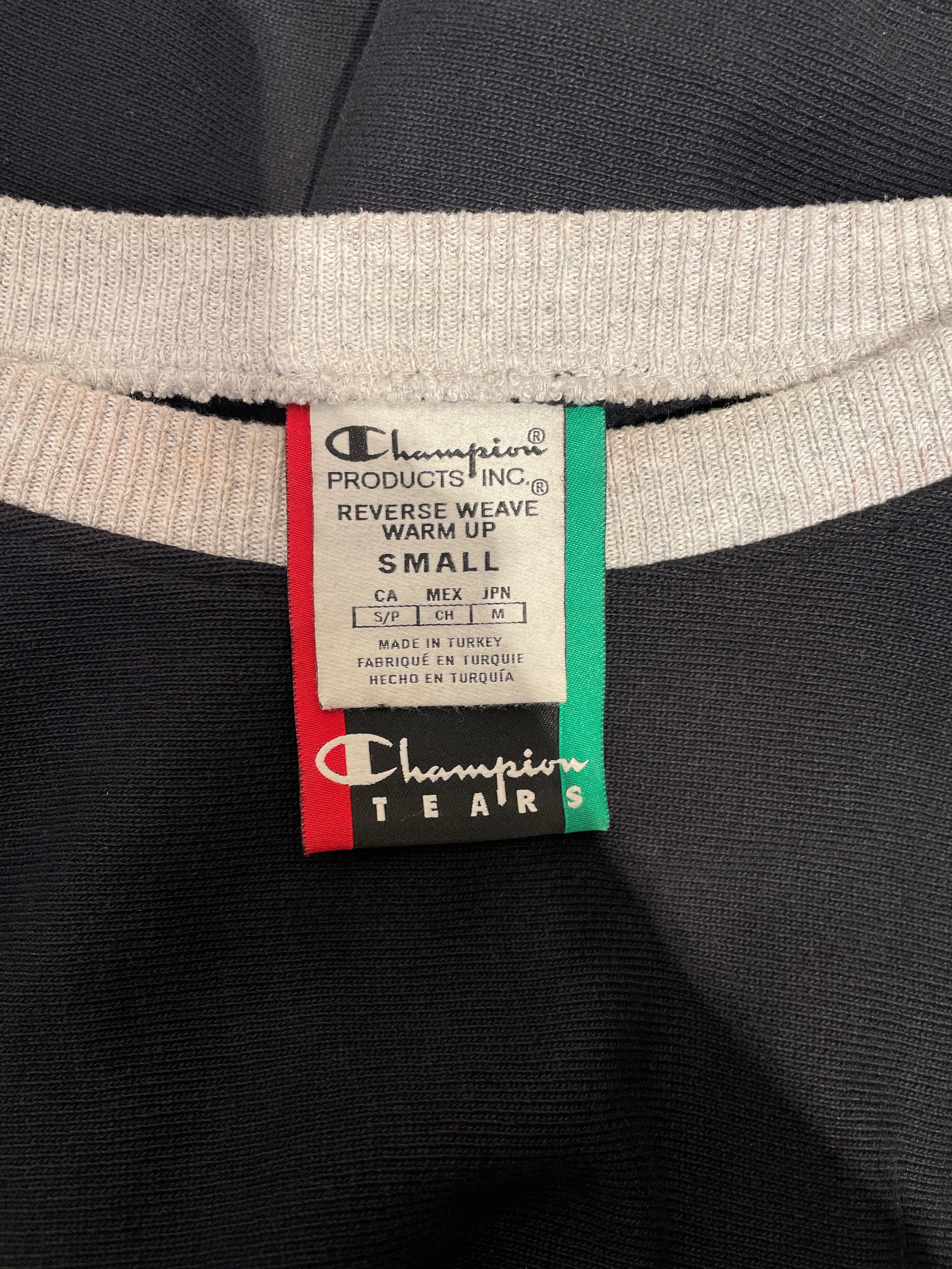 Champion/DENIM TEARS/LS T-Shirt/S/Cotton/BLK/Graphic/ view 3