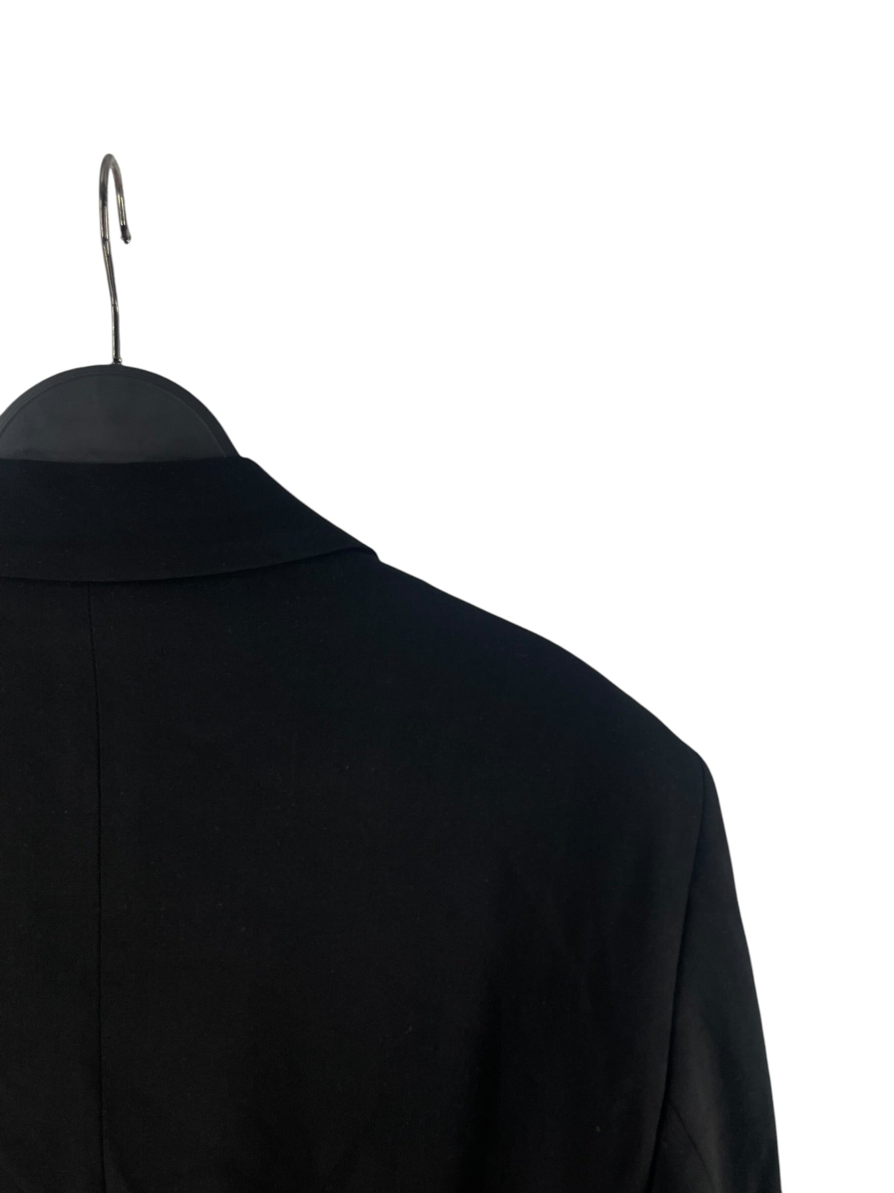 ANN DEMEULEMEESTER/Tailored Jkt/S/Cotton/BLK/BLAZER WITH INNER CINCH view 4