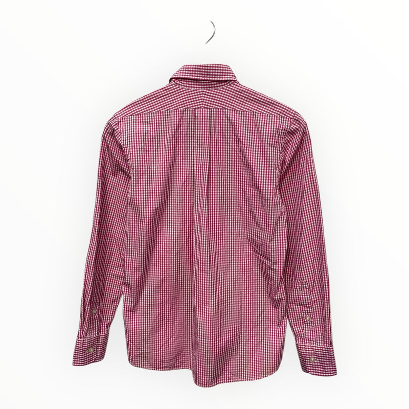 A BATHING APE/Polo Shirt/S/Cotton/RED/Plaid/