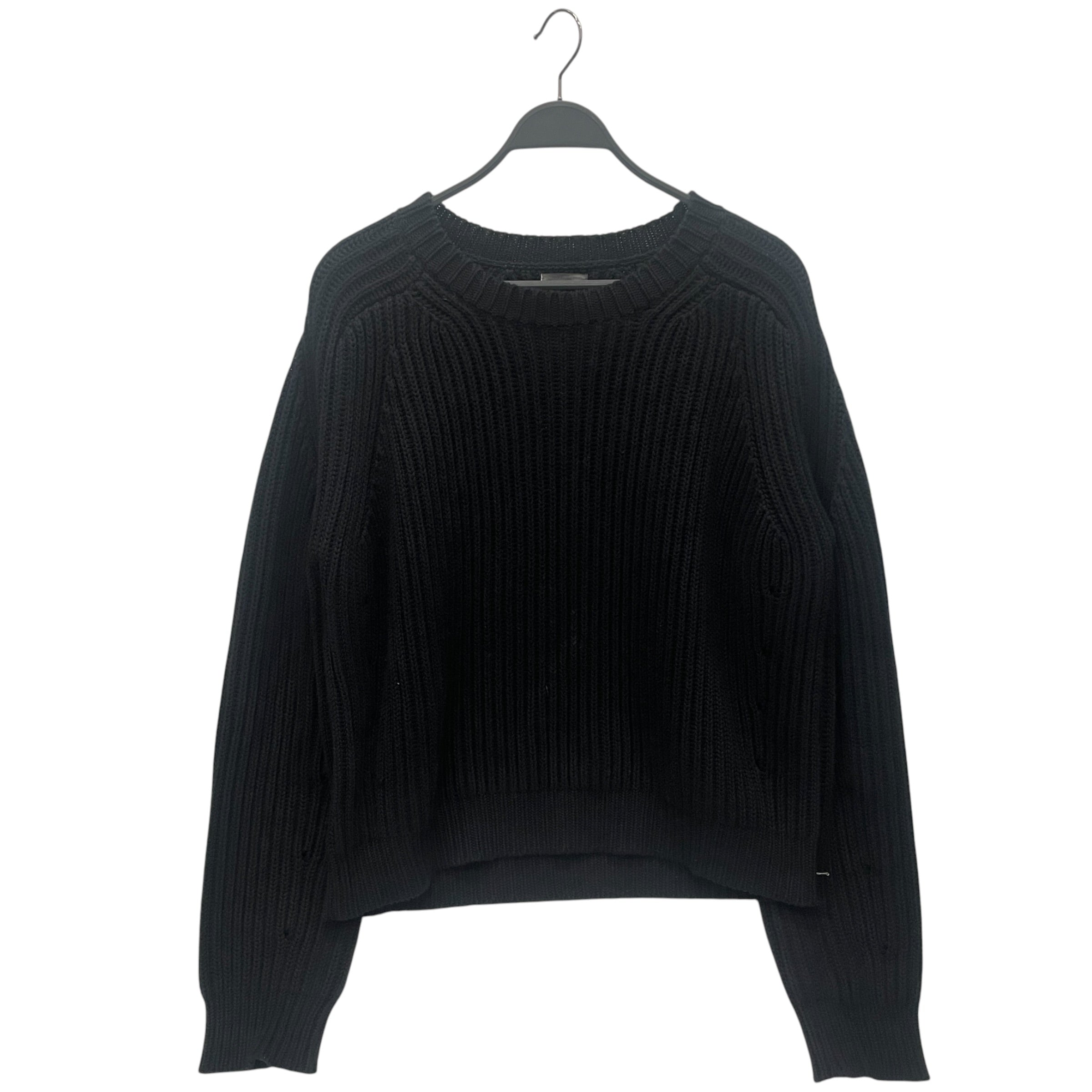 K-TWO STUDIOS/Heavy Sweater/LG/Cotton/BLK/FISHERMAN KNIT view 1