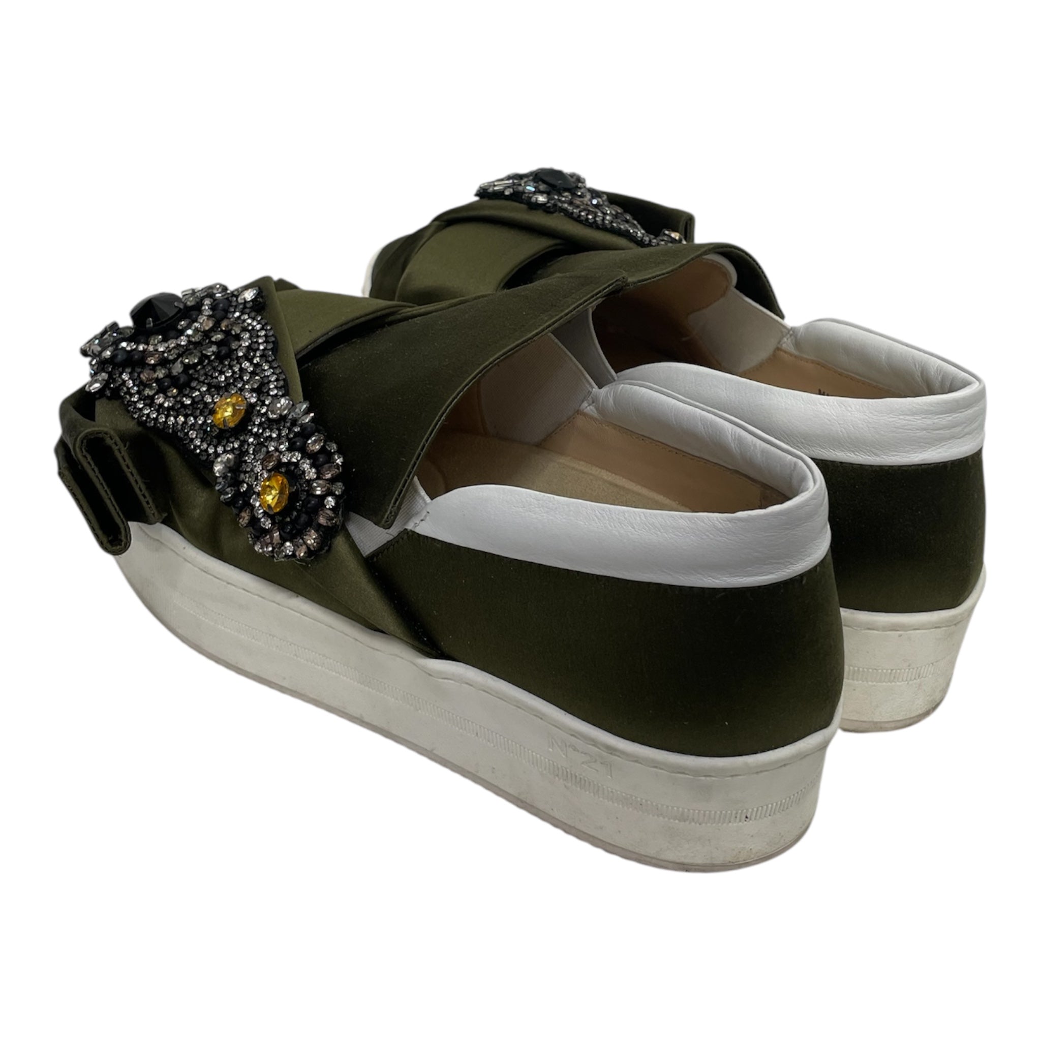 NO 21/Low-Sneakers/US 7.5/GRN/ view 2