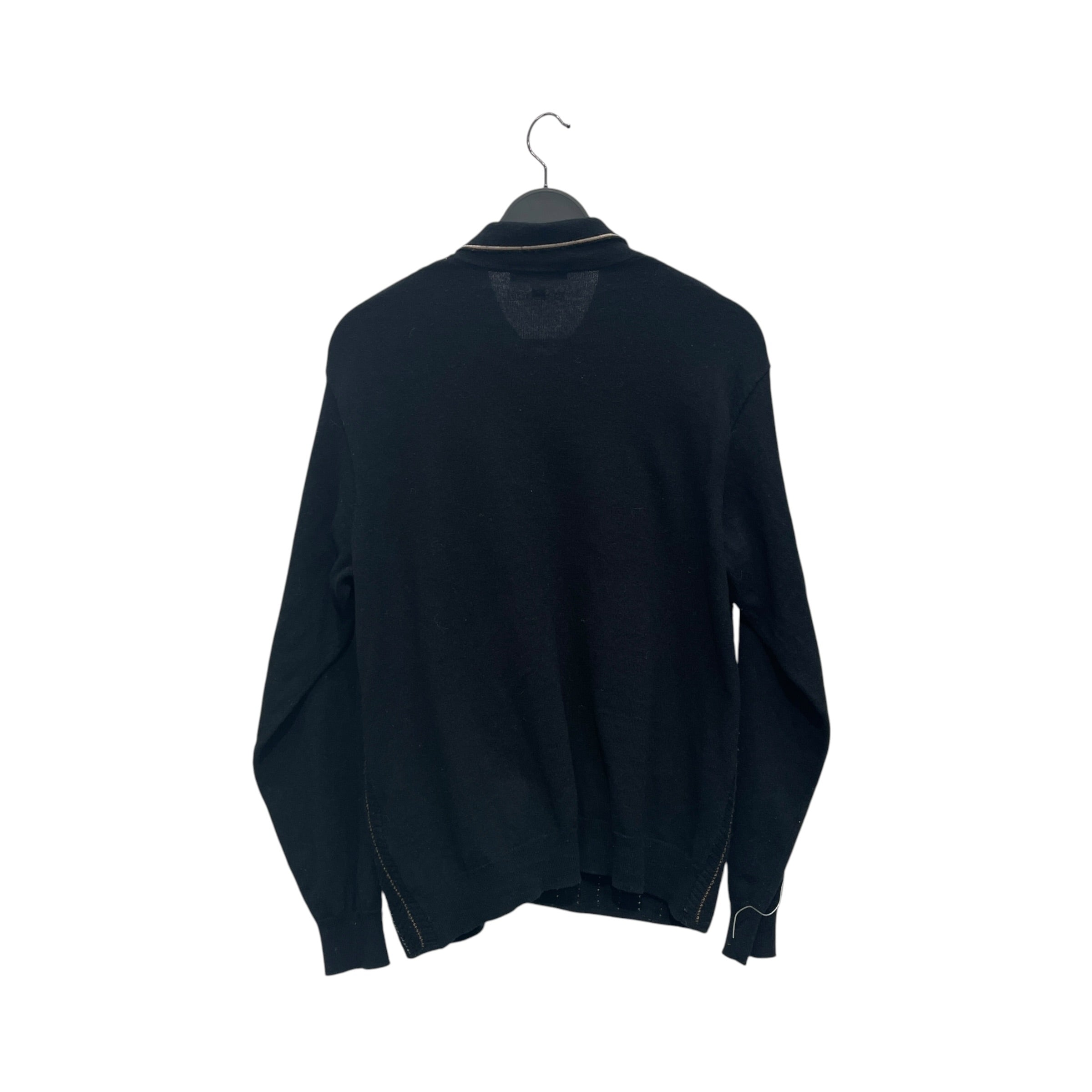Supreme/Heavy Cardigan/M/Stripe/Wool/BLK/BRN WHT STRIPES view 4