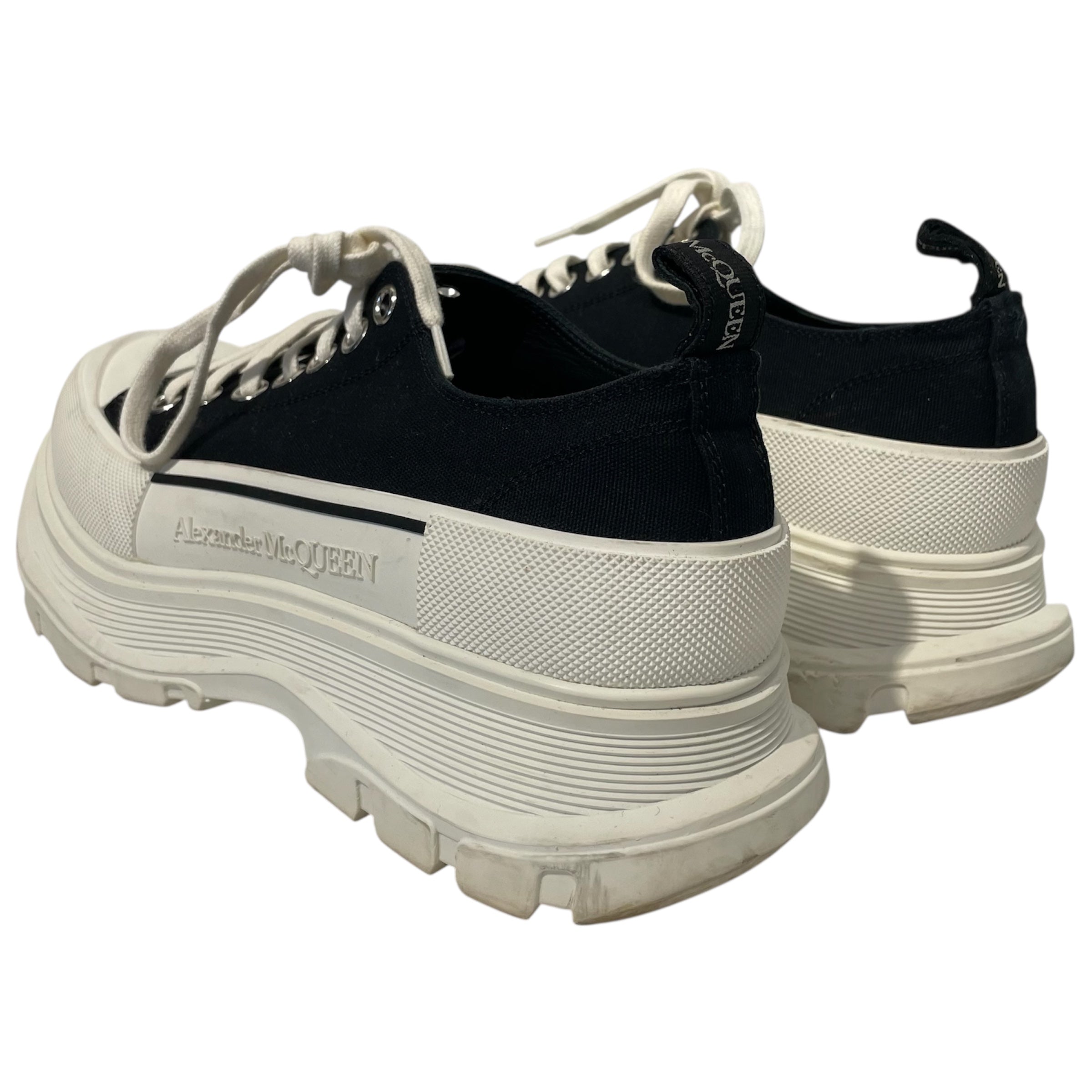 Alexander McQueen/Low-Sneakers/EU 43/Cotton/BLK/ view 2
