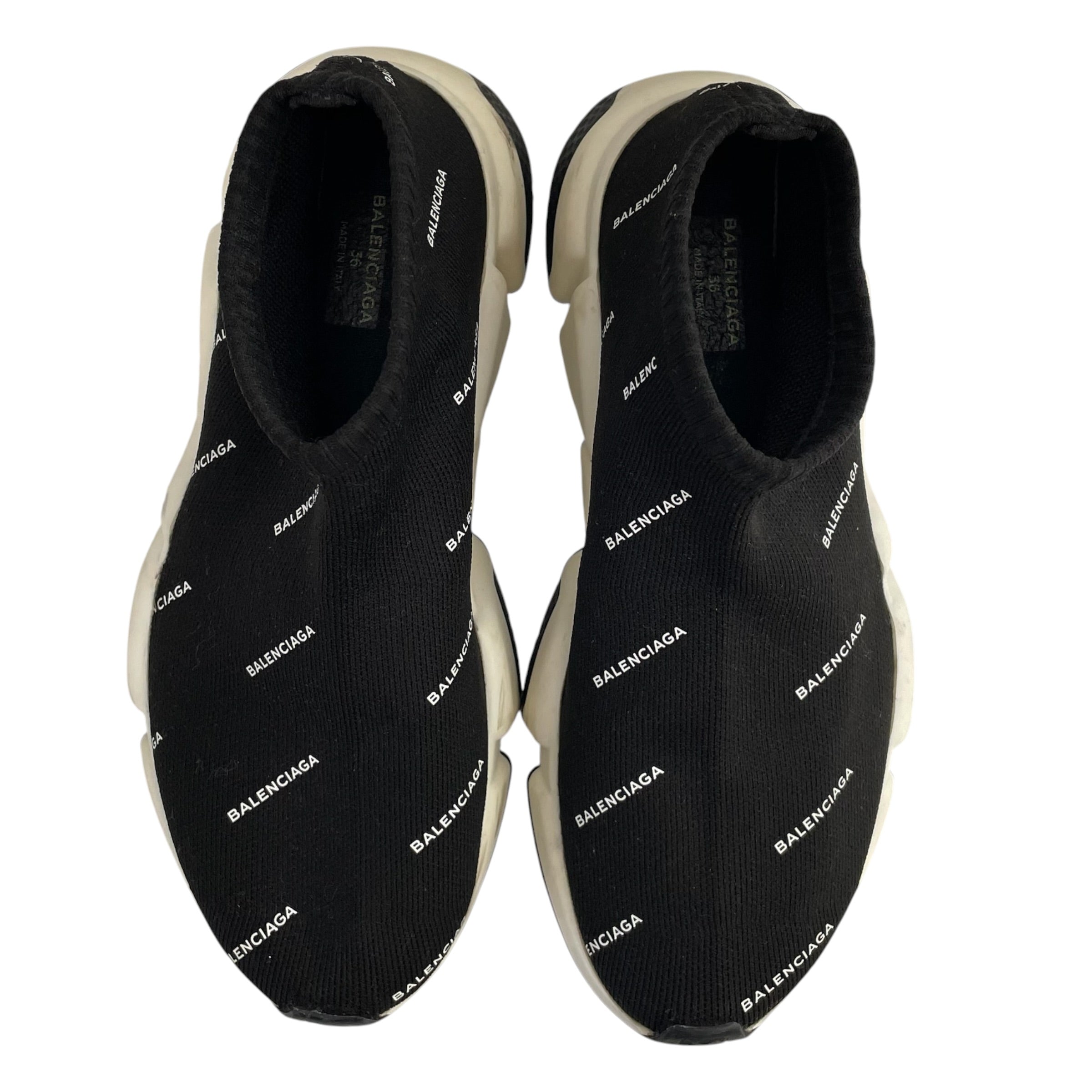 BALENCIAGA/Hi-Sneakers/EU 36/All Over Print/BLK/speed 2.0 view 4