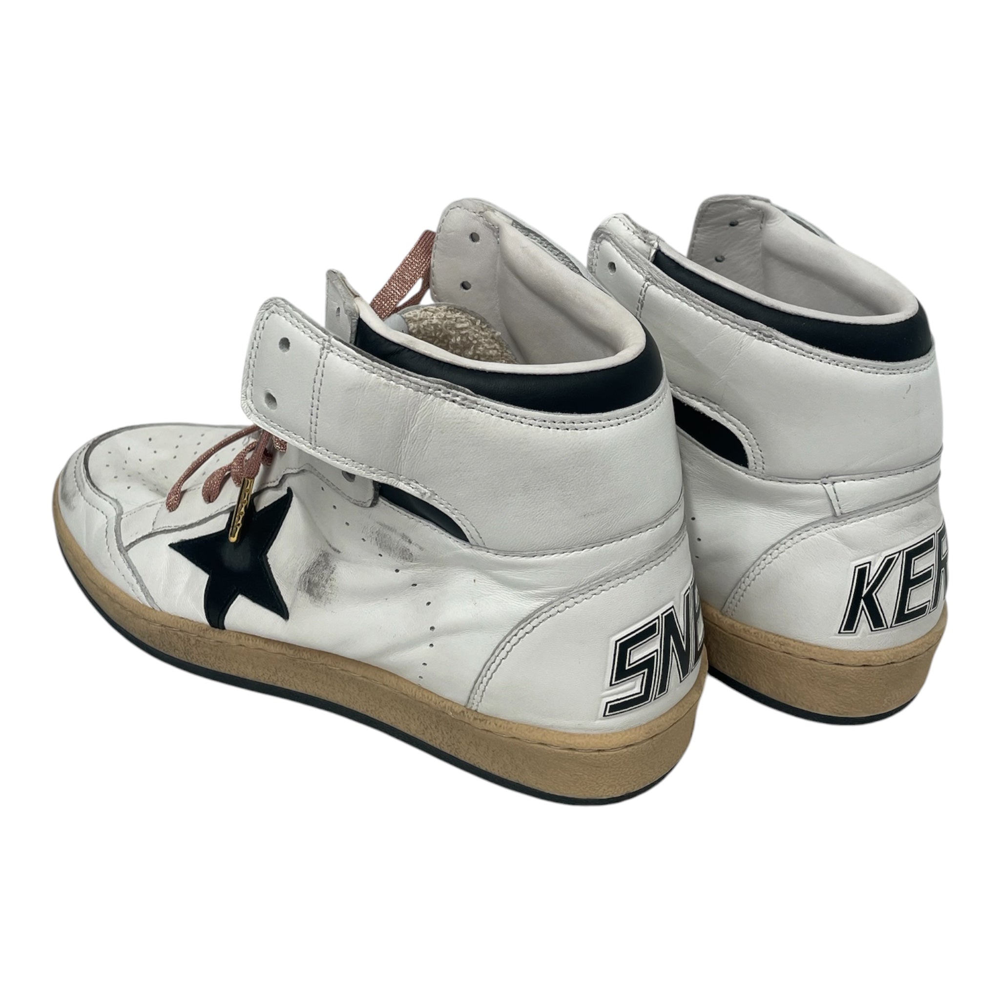 GOLDEN GOOSE/Hi-Sneakers/US 9/Graphic/Leather/WHT/SKYSTAR view 2