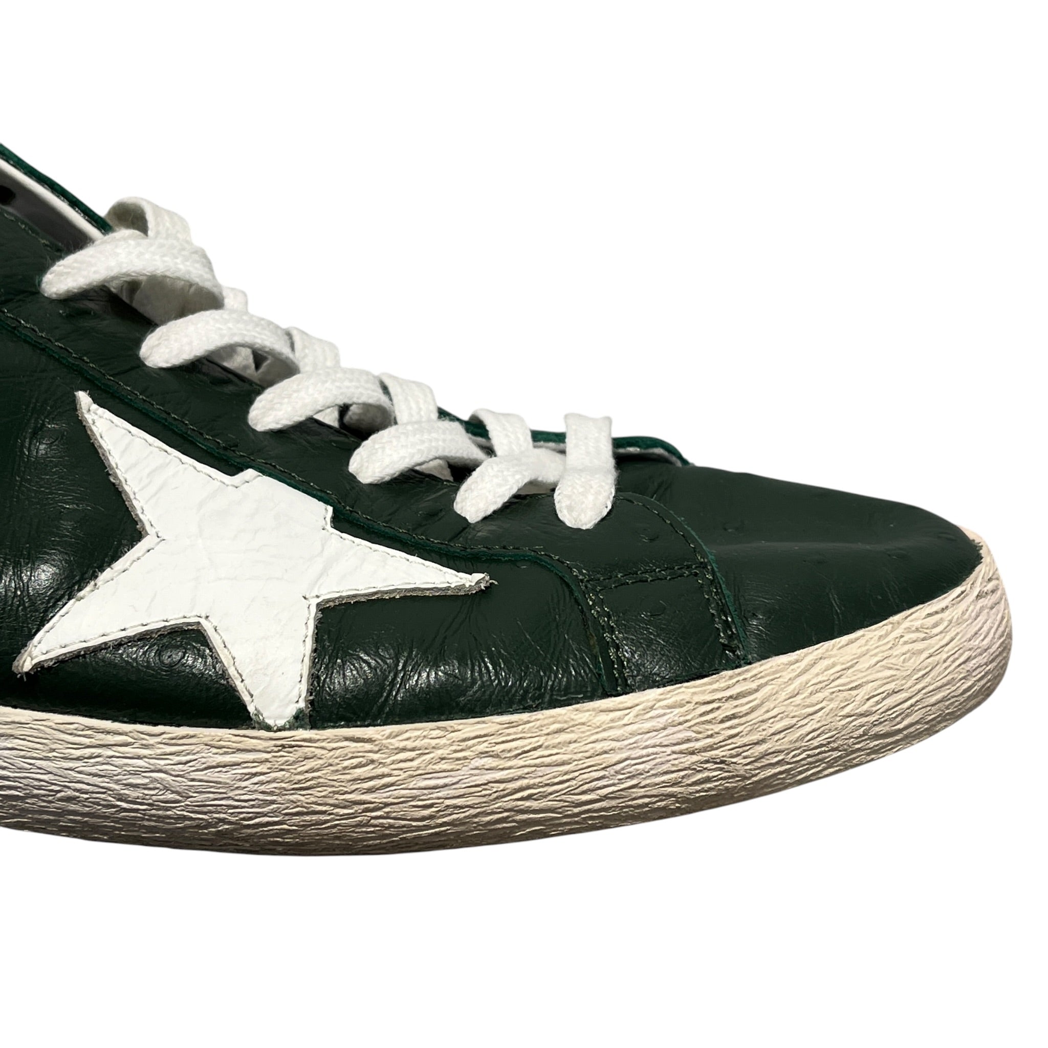 GOLDEN GOOSE/Low-Sneakers/EU 43/GRN/SUPERSTAR TEXTURED GREEN view 6