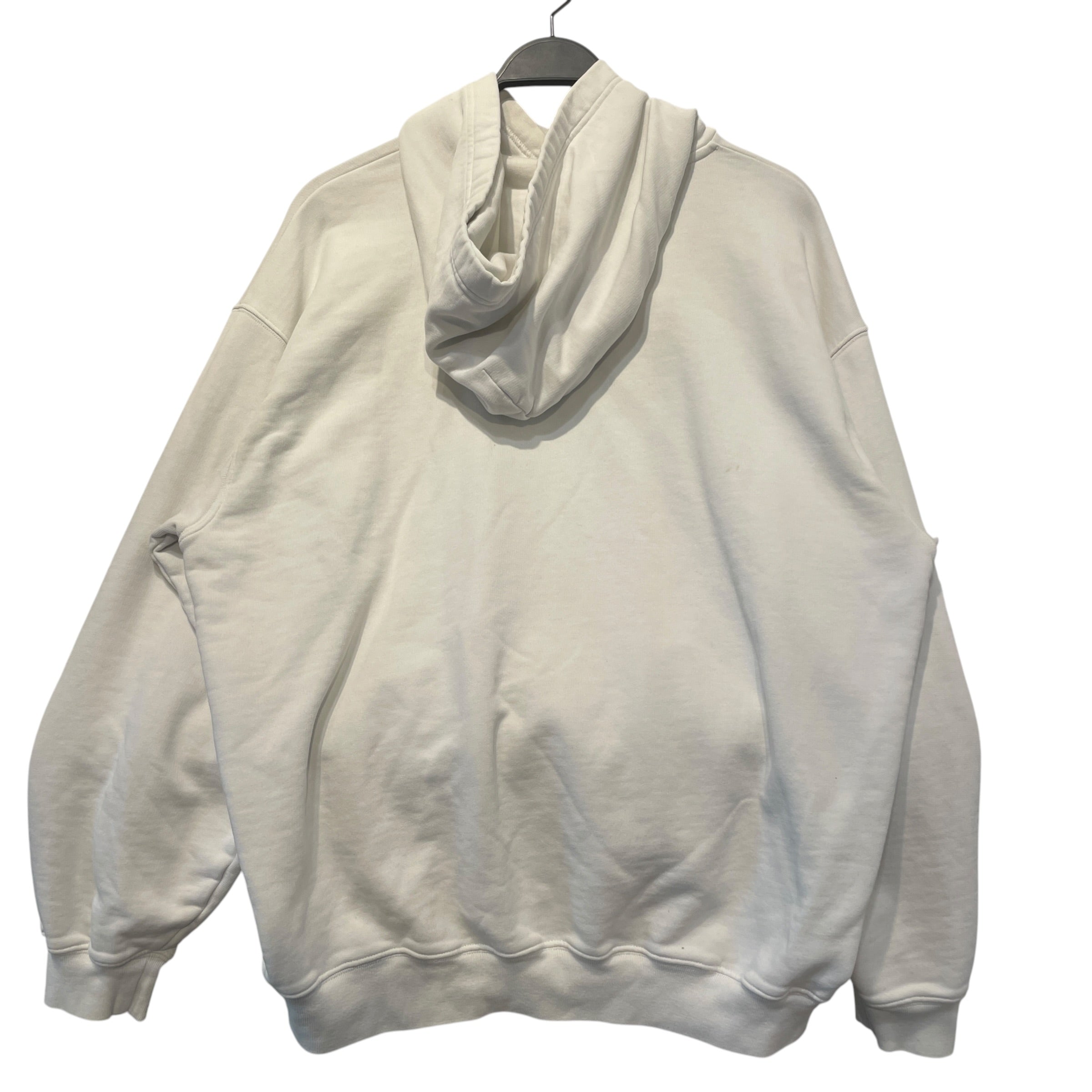 BALENCIAGA/Hoodie/M/Cotton/WHT/ view 2
