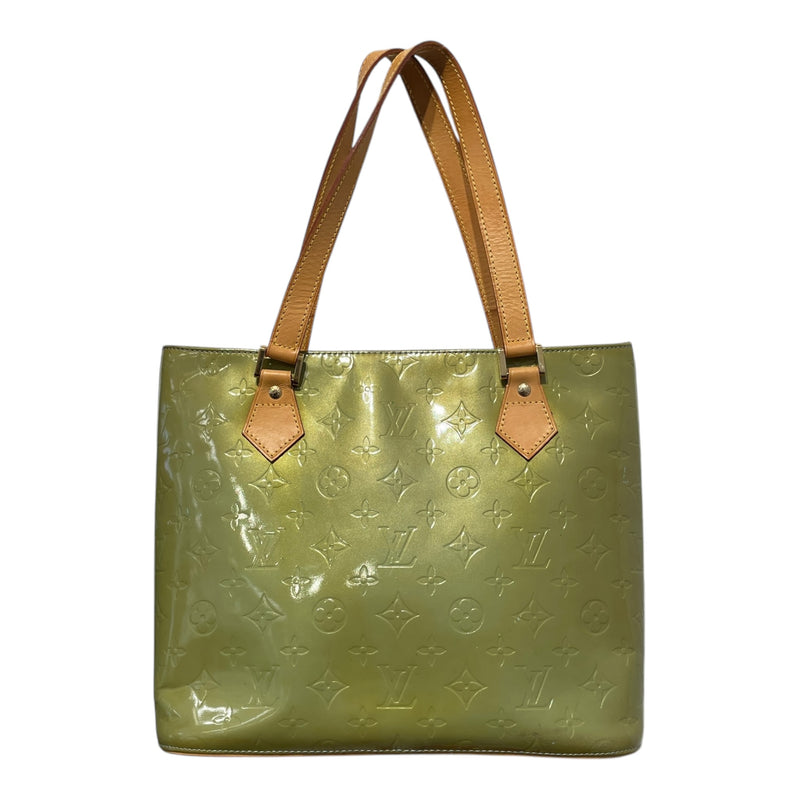 LOUIS VUITTON/Hand Bag/OS/Graphic/Leather/GRN/HOUSTON VERNIS