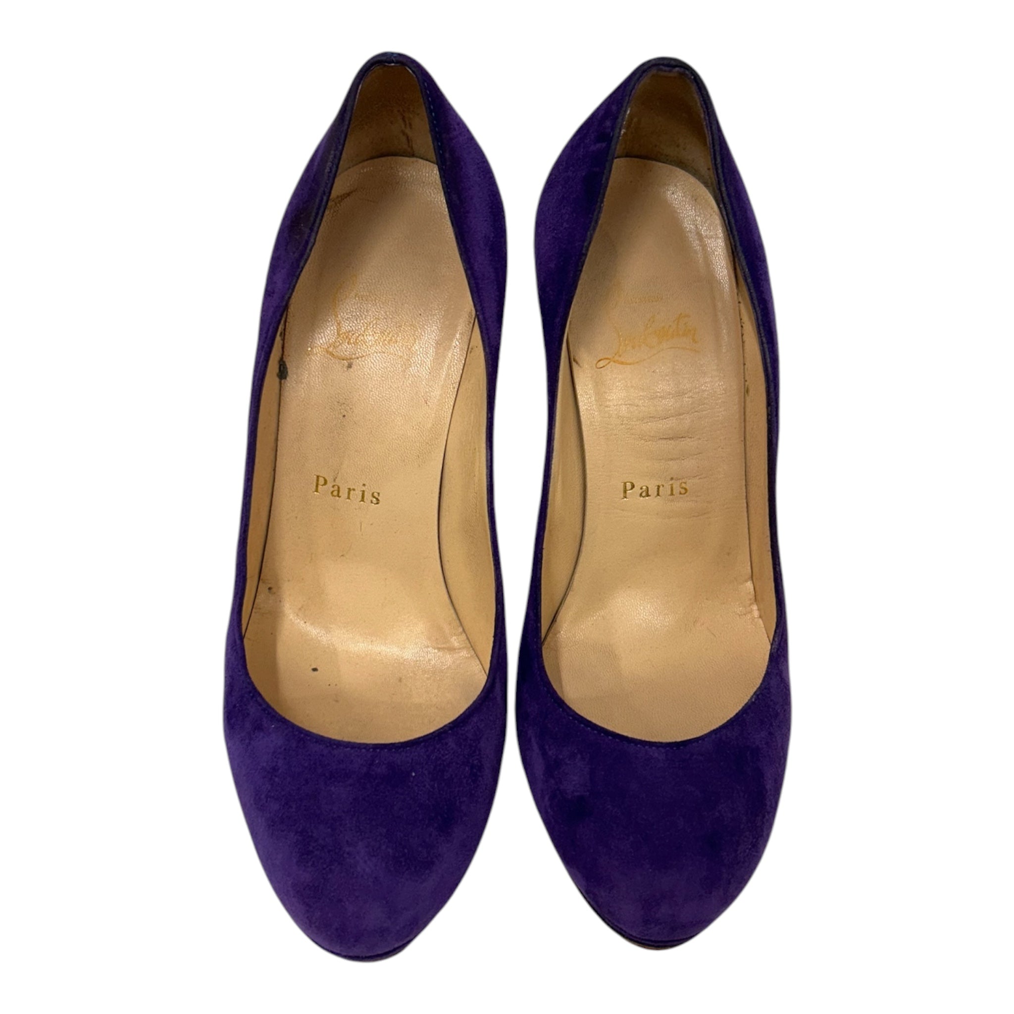 Christian Louboutin/Heels/EU 36.5/Suede/PPL/ view 3