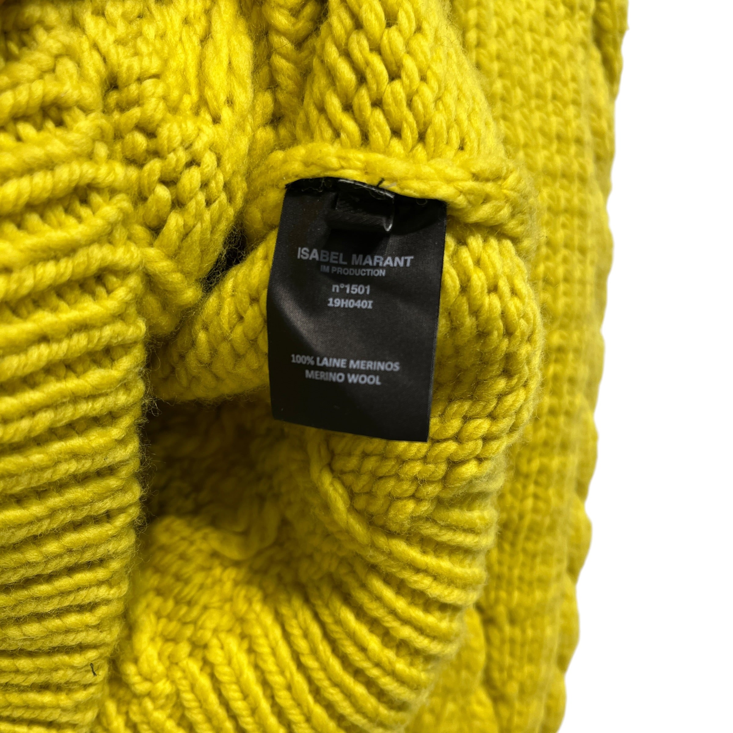 ISABEL MARANT/Sweater/40/Wool/YEL/100% Laine Wool view 4