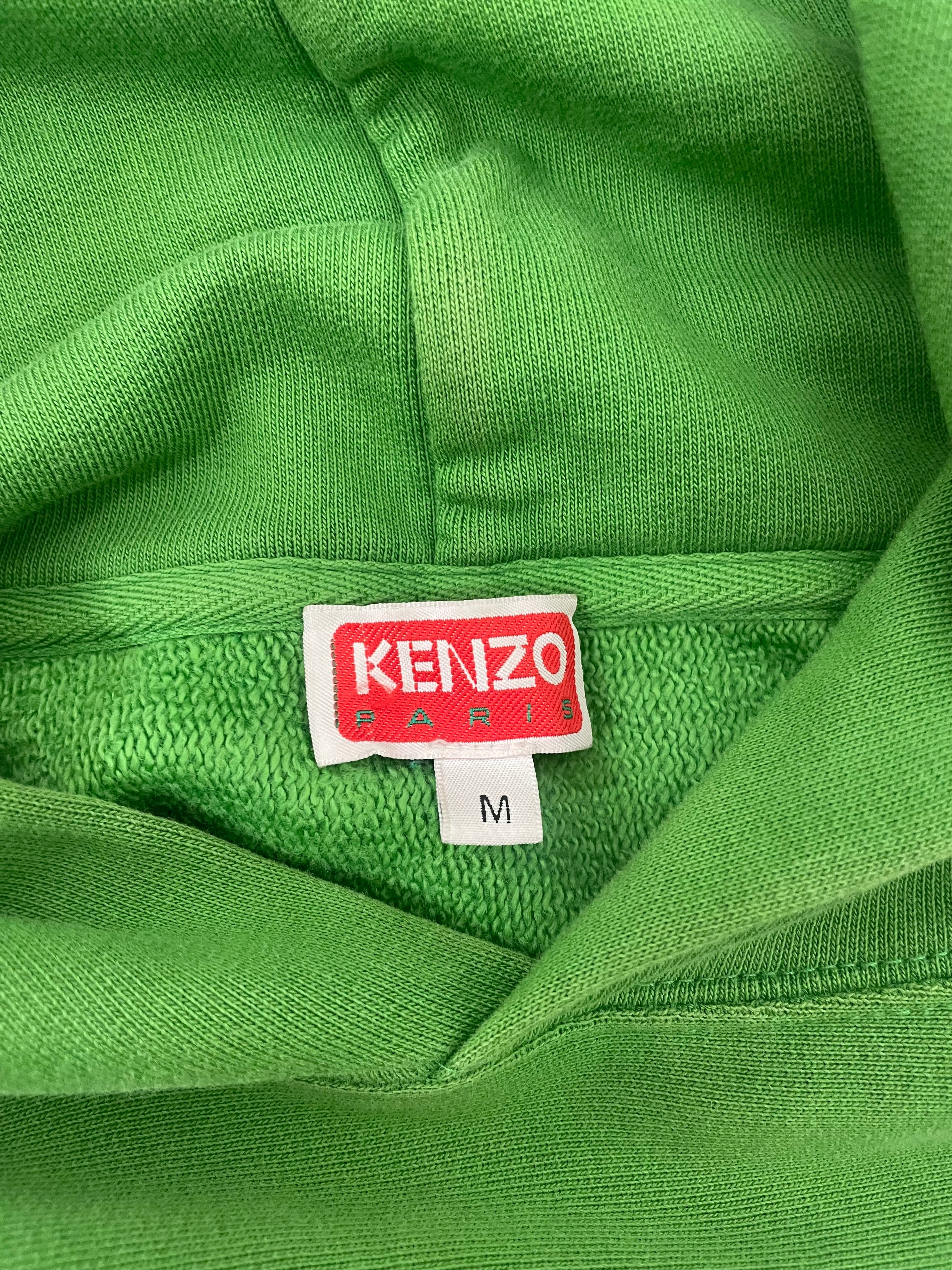 KENZO/Hoodie/M/Graphic/Cotton/GRN/Pullover/EMBARQUEMENT TOKYO view 3