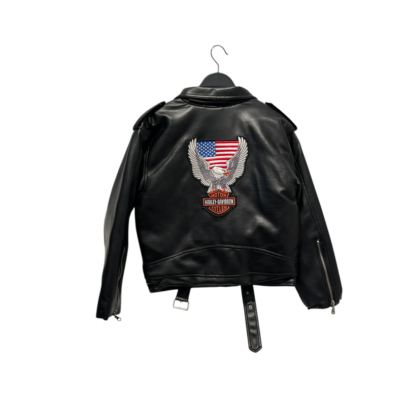 HARLEY DAVIDSON/Leather Jkt/S/BLK/
