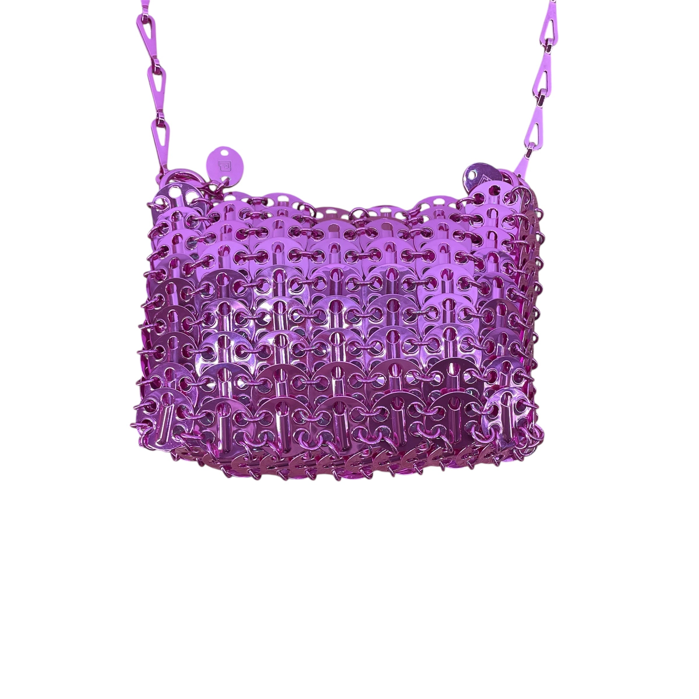 paco rabanne/Cross Body Bag/PNK/chain link bag view 2