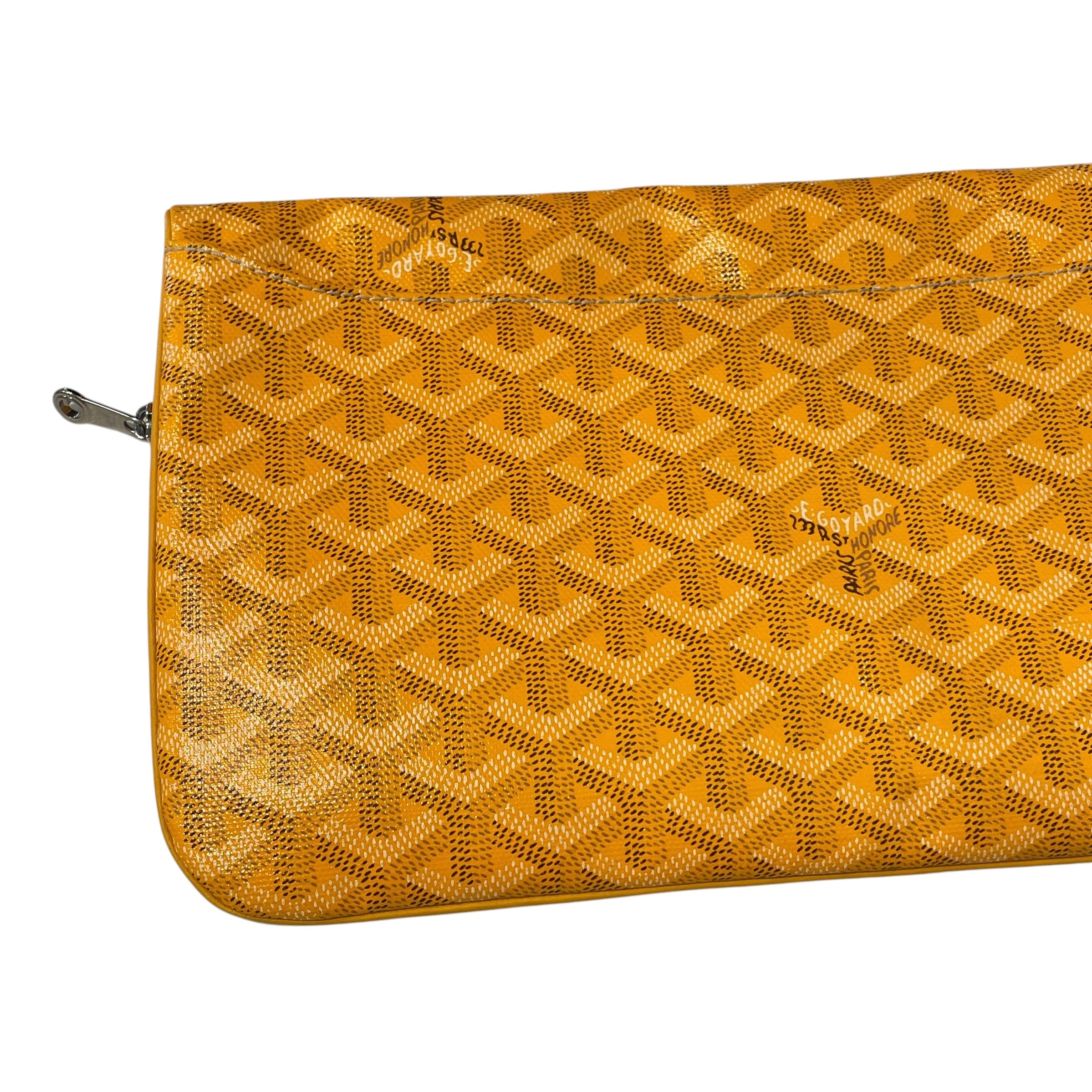 GOYARD/Clutch Bag/Monogram/YEL/SAINTE-MARIE MM + BOX view 6
