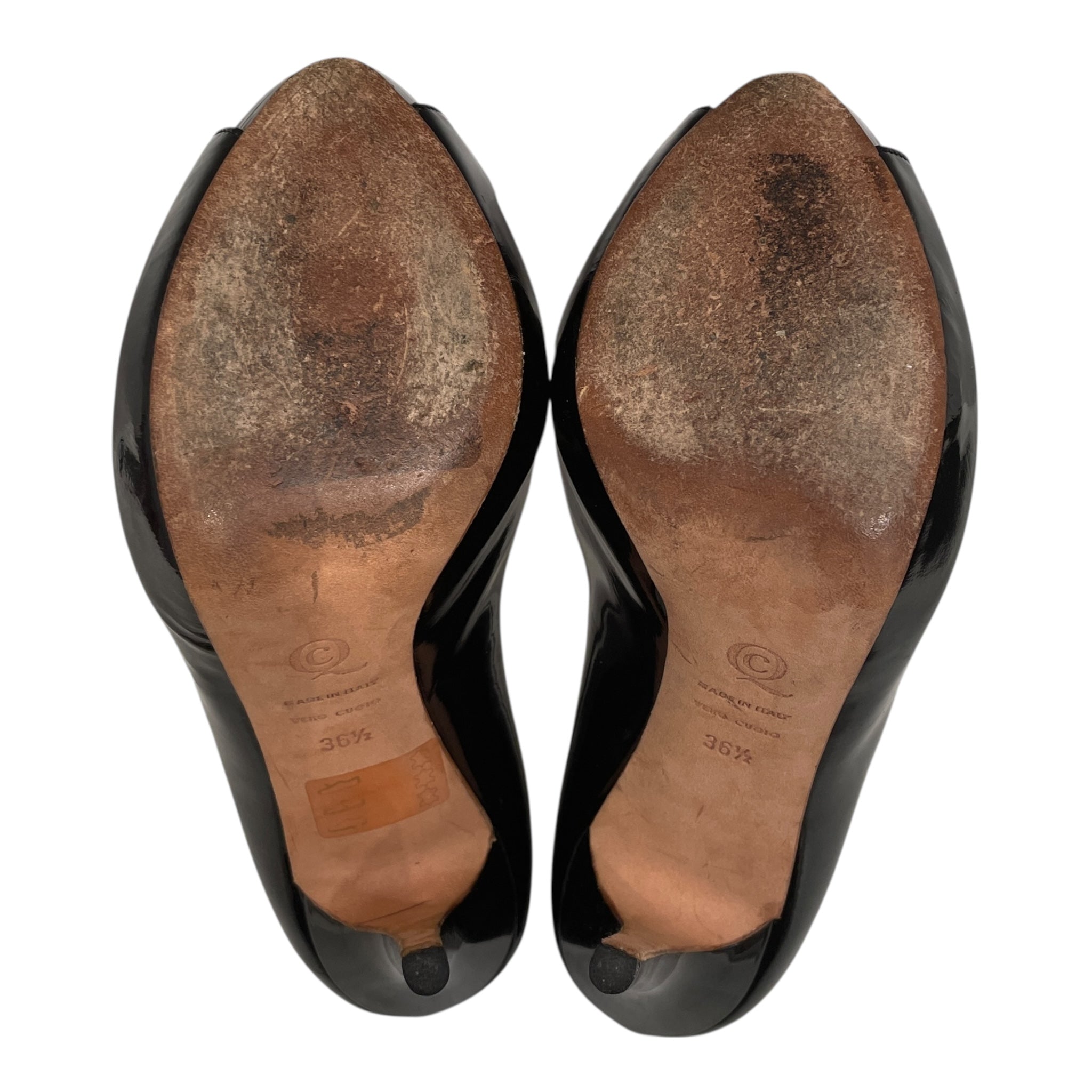 Alexander McQueen/Heels/EU 36.5/Leather/BLK/ view 4