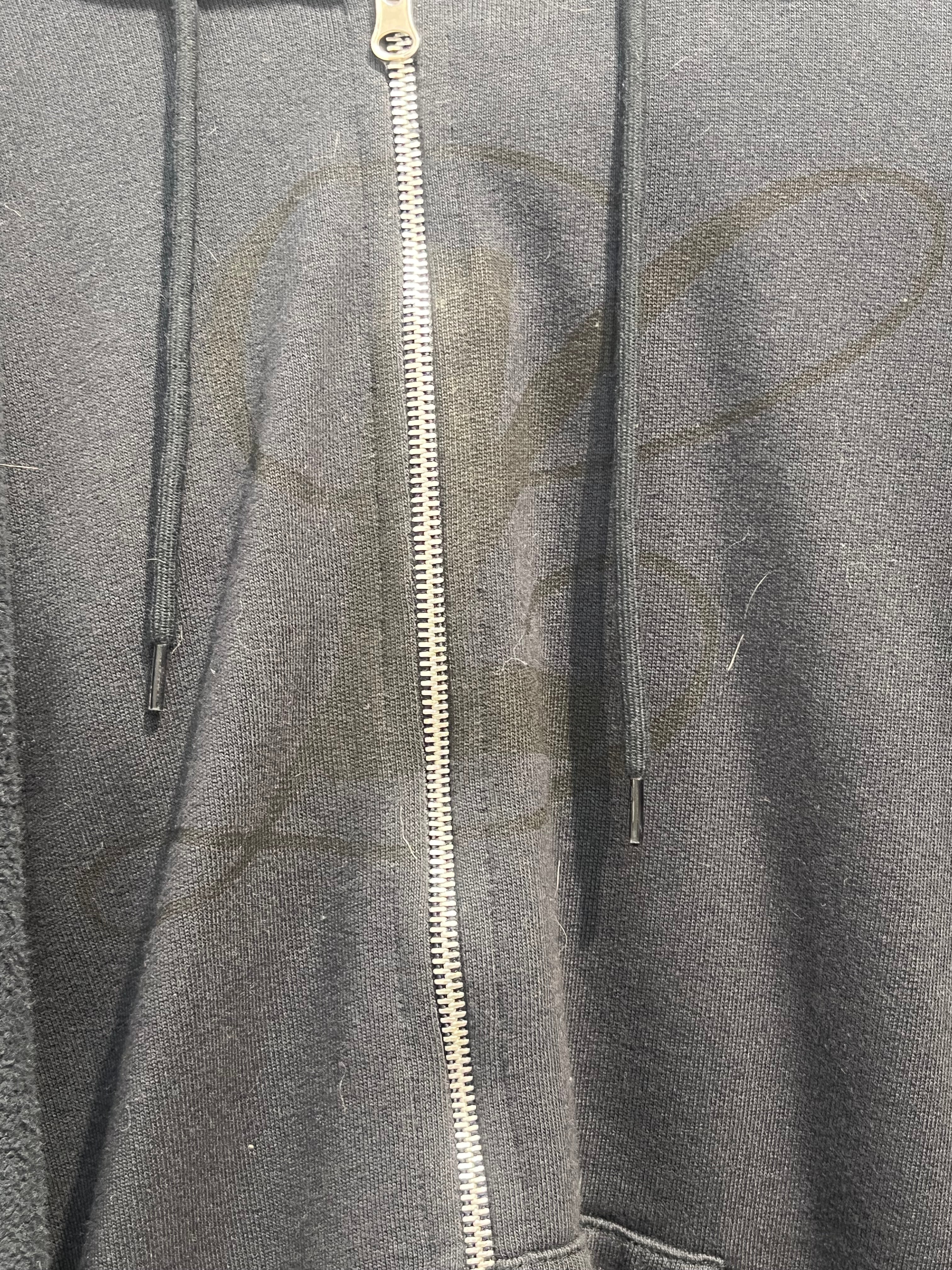luar/Hoodie/Cotton/BLK/LAYERED WRAP HOODIE view 5