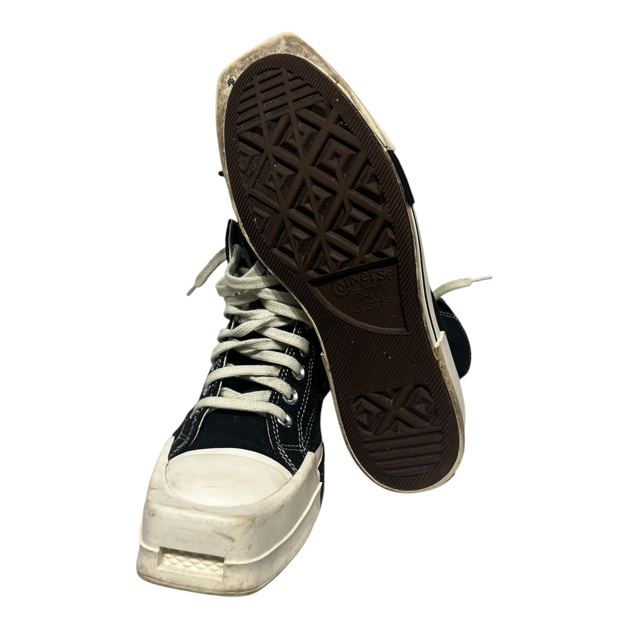 Rick Owens/Hi-Sneakers/US 7.5/Cotton/BLK/ view 3