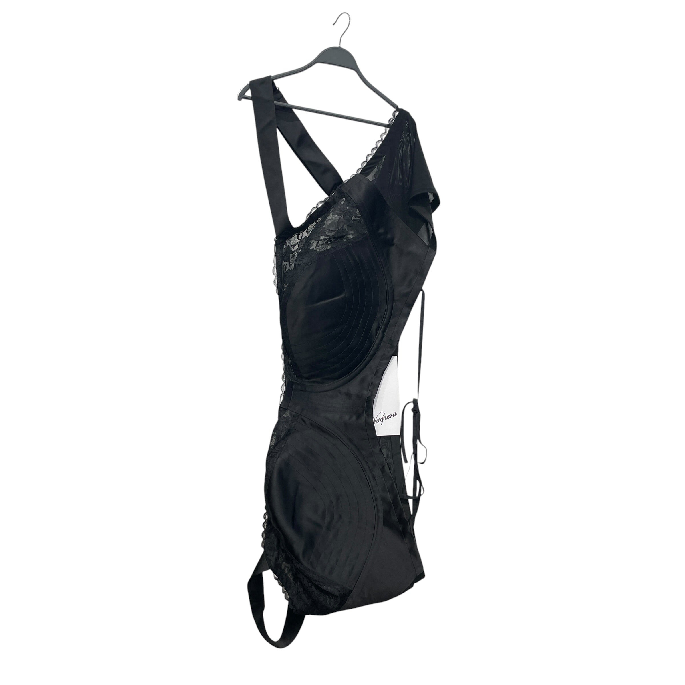 Vaquera/Shirt/Polyester/BLK/giant lace bra view 3
